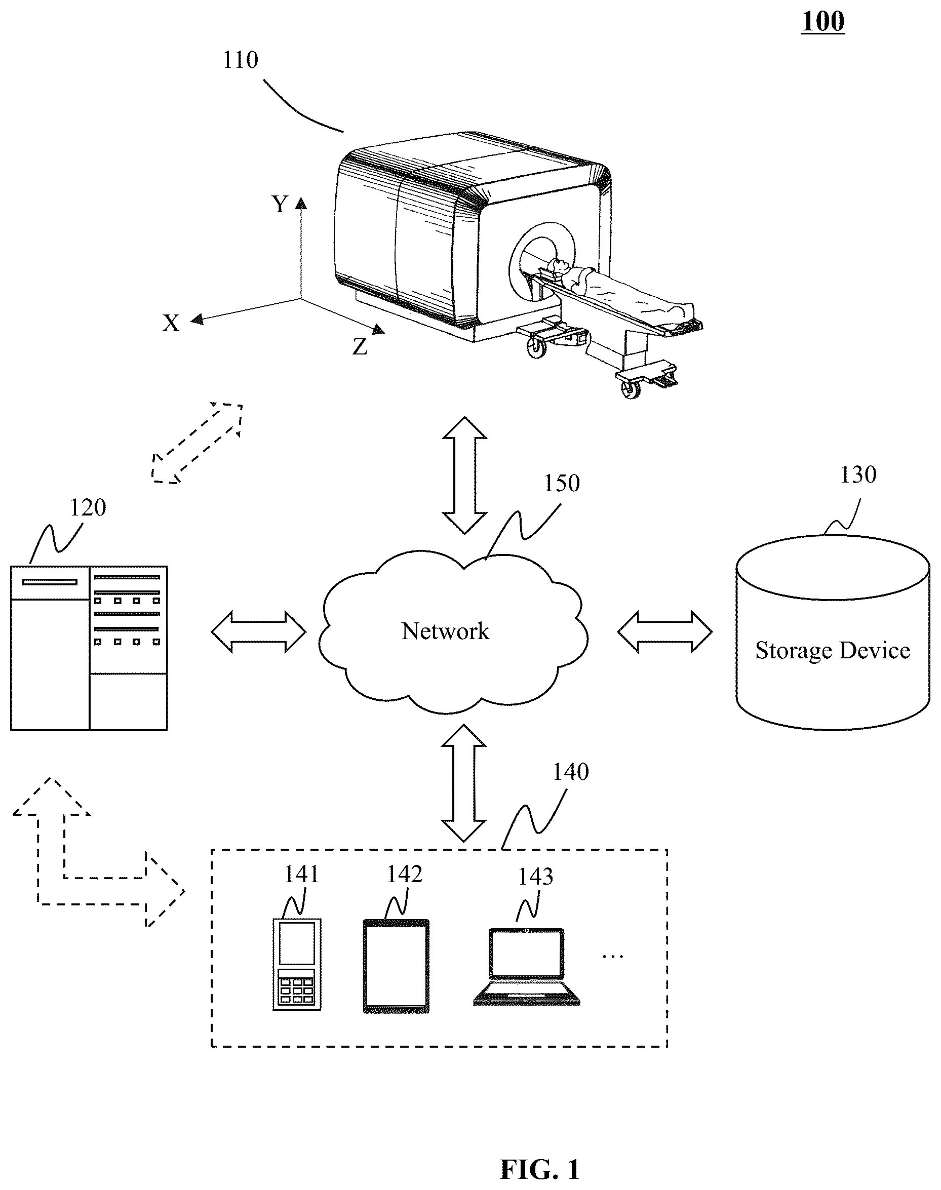 Patent US12614275 Figure 1 – System and method for hybrid imaging