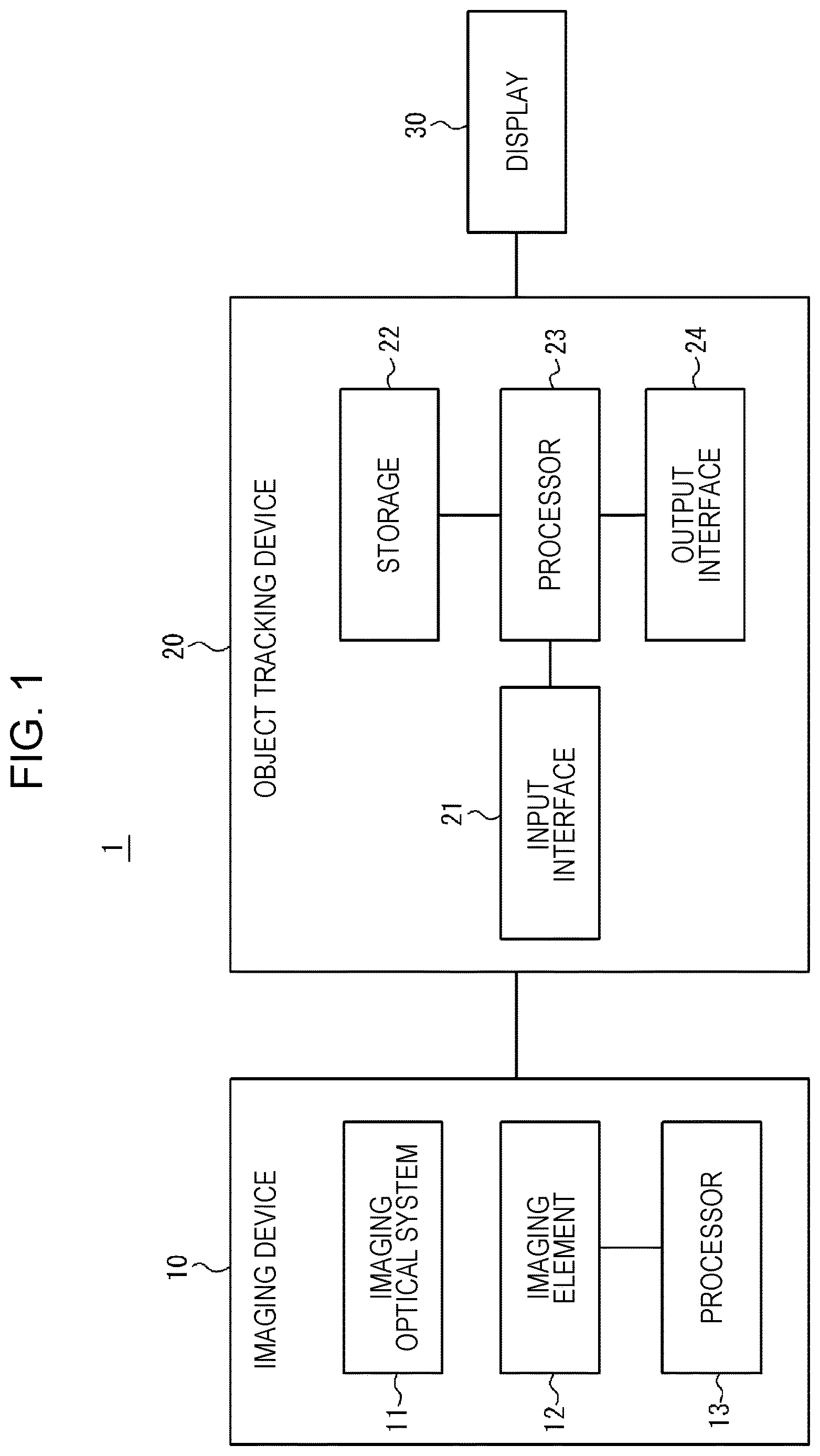 Patent US12614290 — Object tracking device and object tracking method — Figure 1