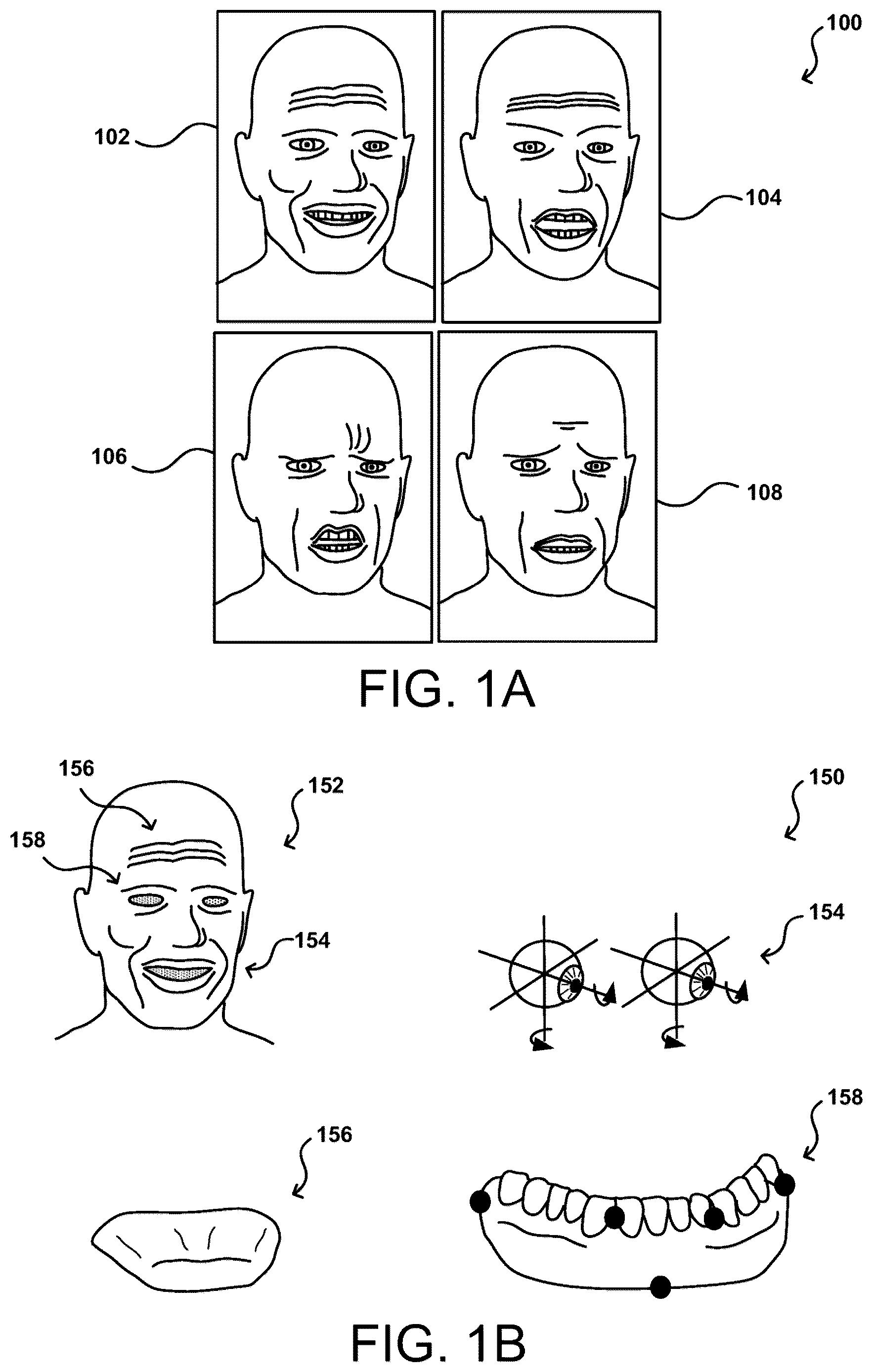 Patent US12614329 — Audio-driven facial animation with emotion support using machine learning — Figure 1