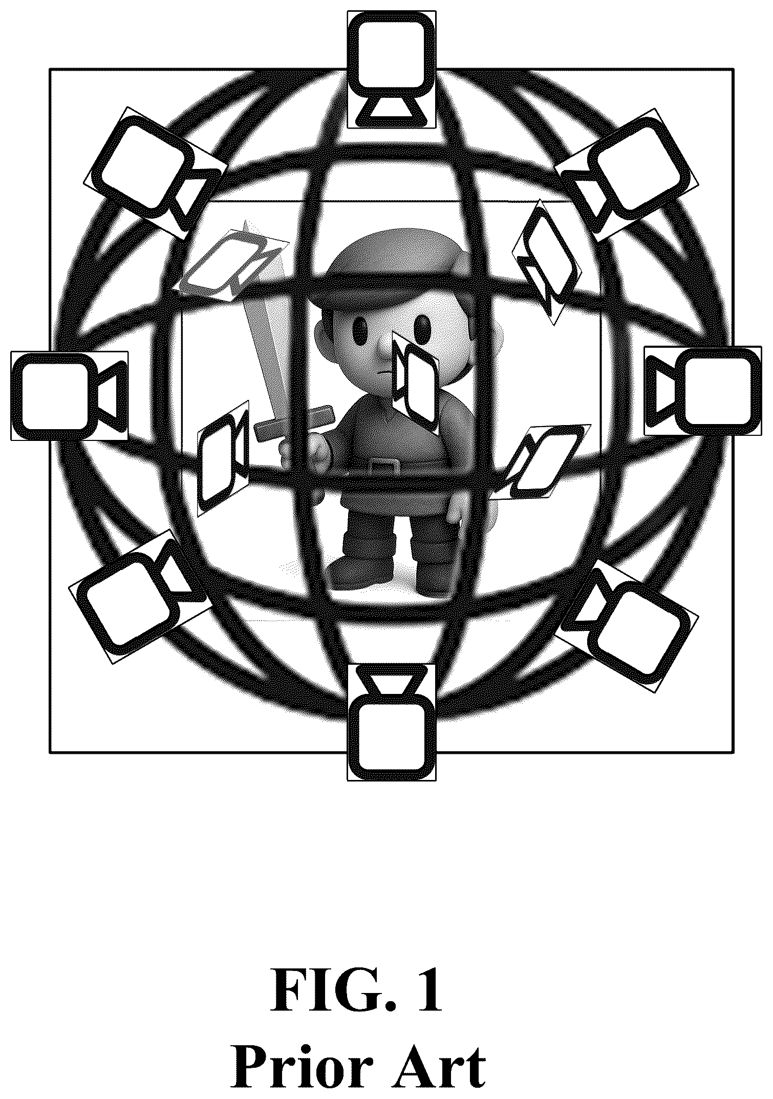 Patent US12614340 — Systems and methods for splatting based on a controlled sampling of a three-dimensional asset — Figure 1