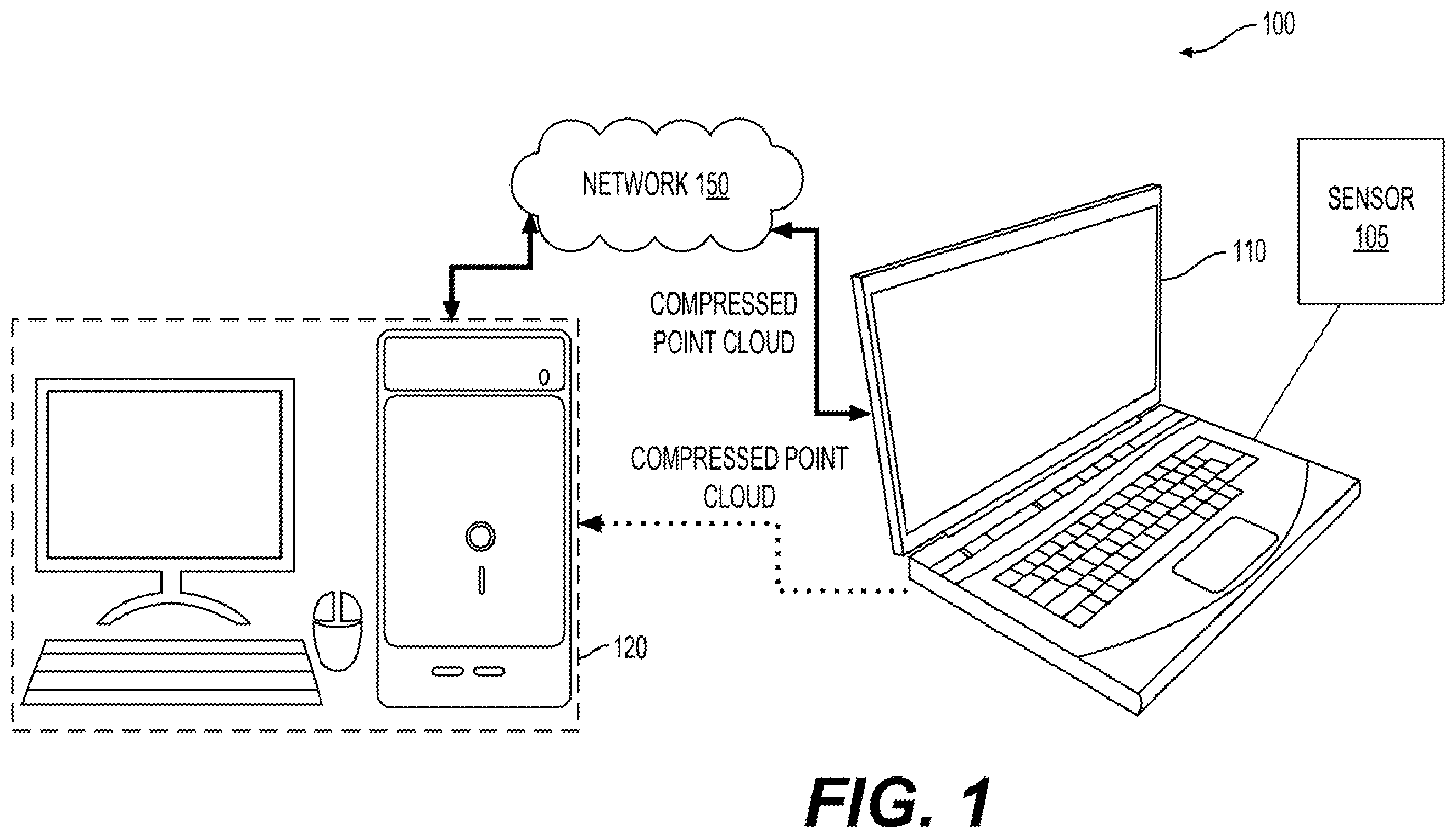 Patent US12614344 — Checking overlapping-free property for patches in mesh compression — Figure 1