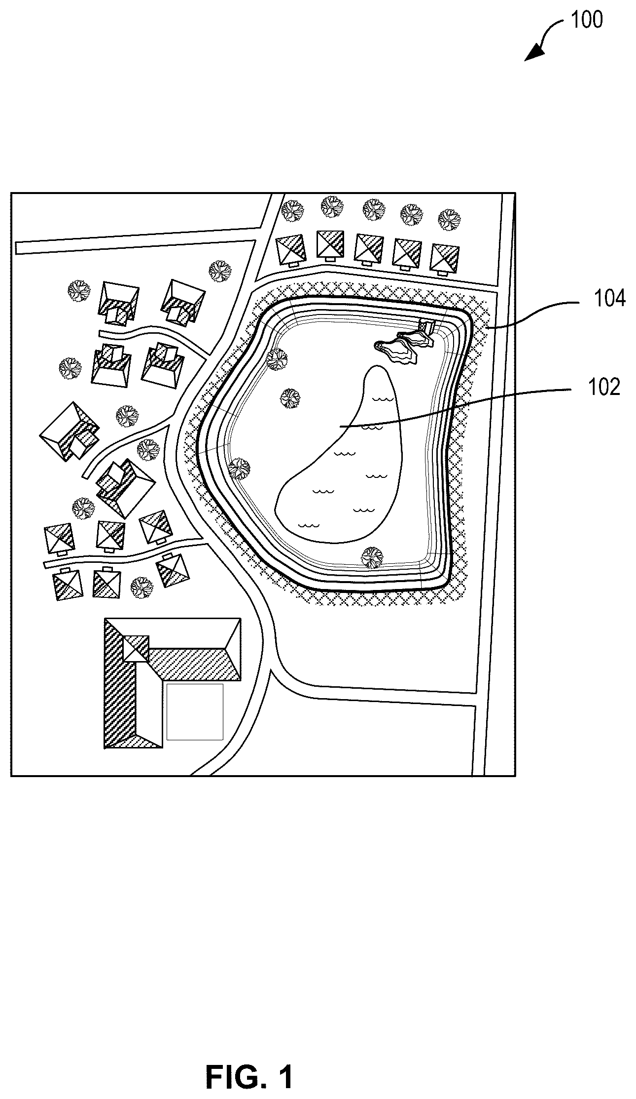 Patent US12614353 — Techniques for generating and applying 3D tint bands to a map — Figure 1