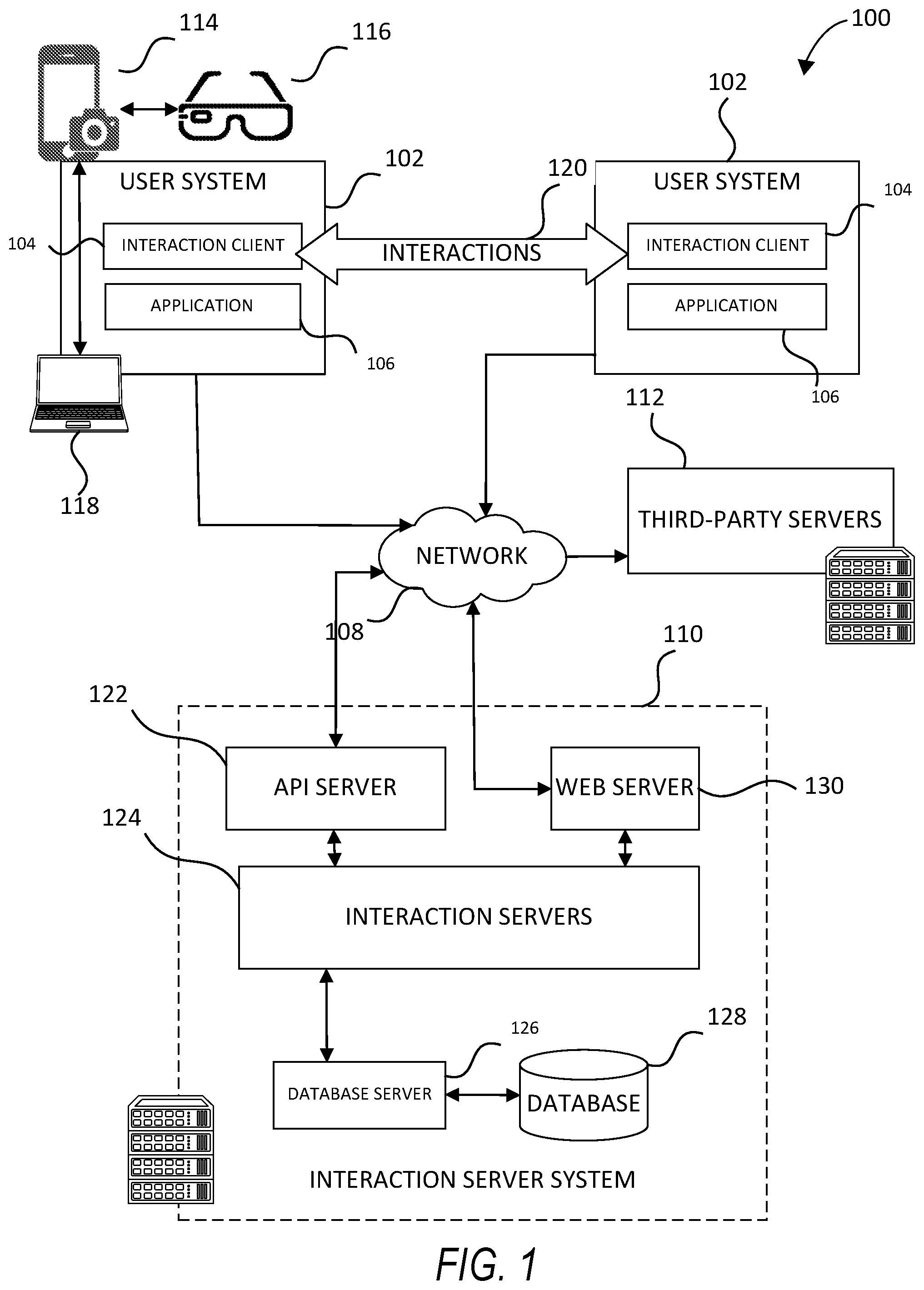 Patent US12614359 — Stationary extended reality device — Figure 1