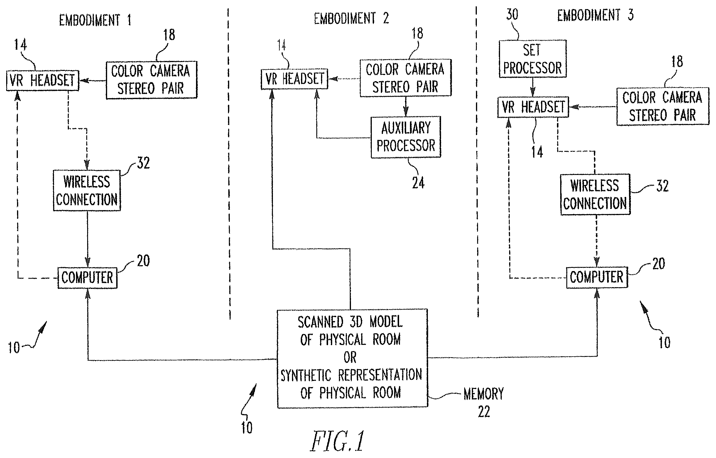 Patent US12614361 — Implementing shared mixed reality — Figure 1