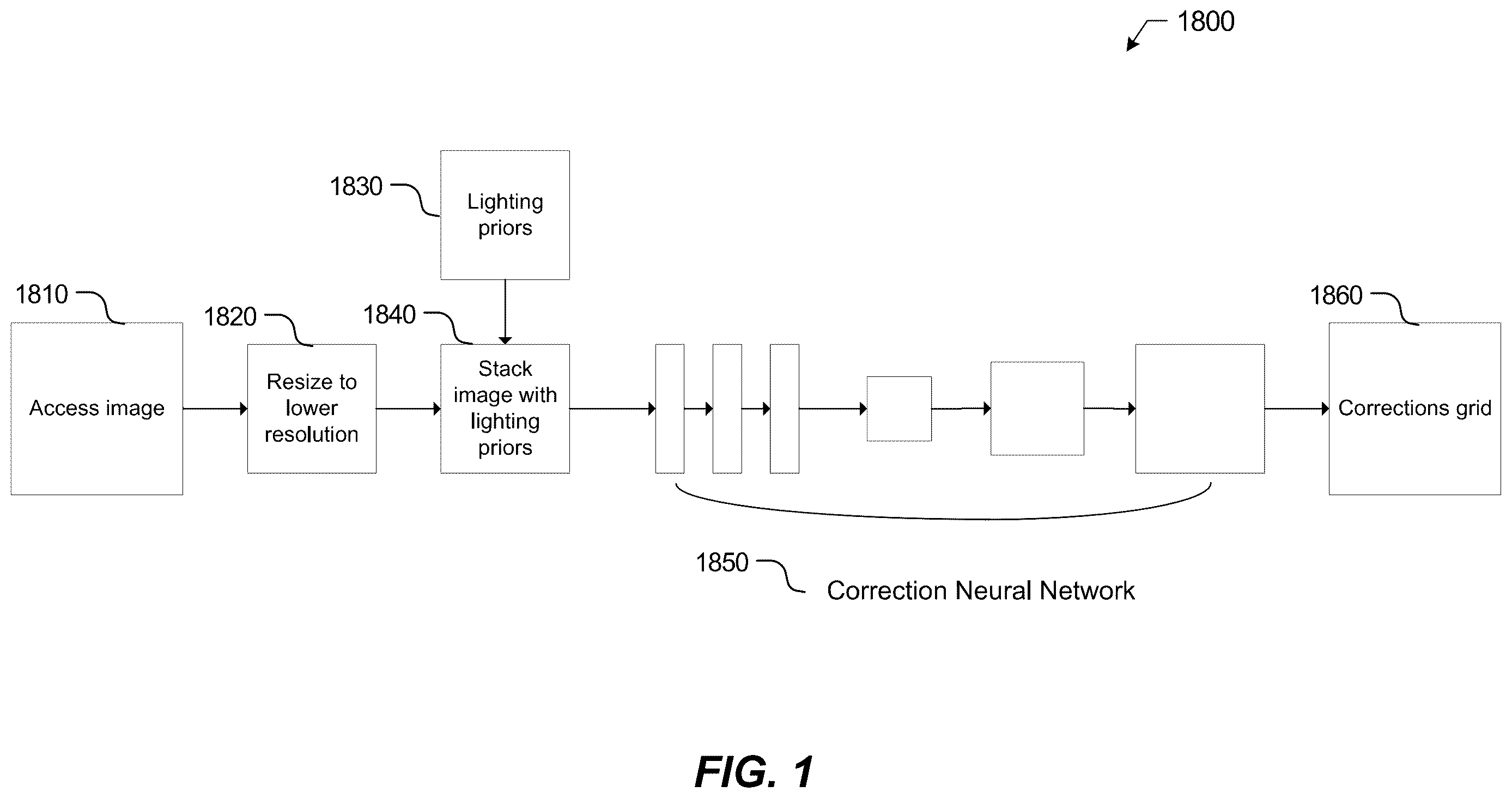 Patent US12614369 — Machine-learning models trained to modify image illumination without ground-truth images — Figure 1
