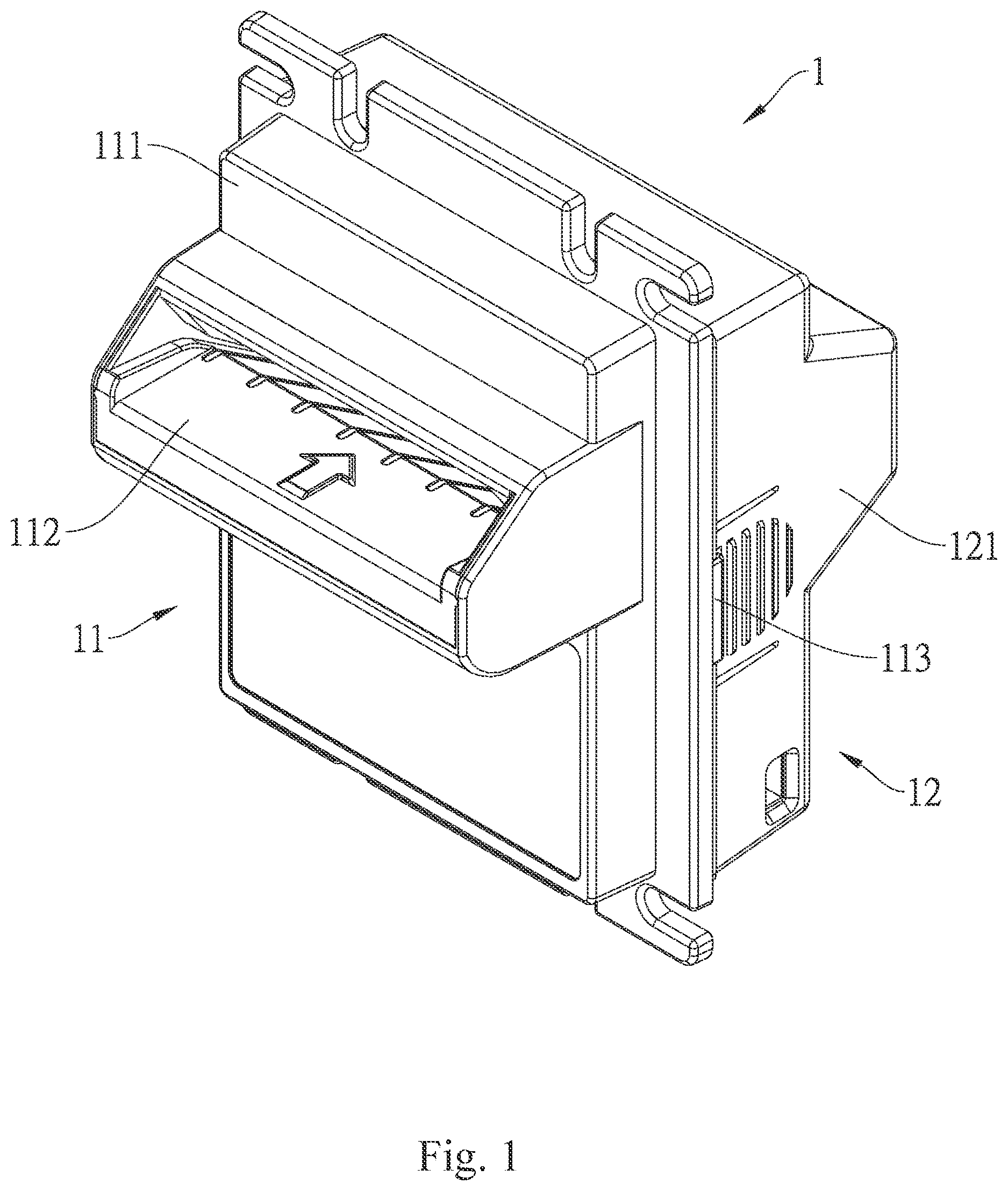 Patent US12614425 — Banknote validation device having rapid replacement panel — Figure 1