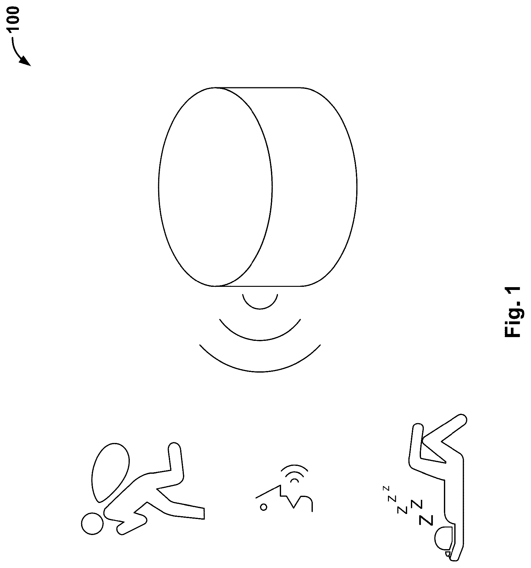 Patent US12614442 — Apparatus, system, and method for motion sensing — Figure 1