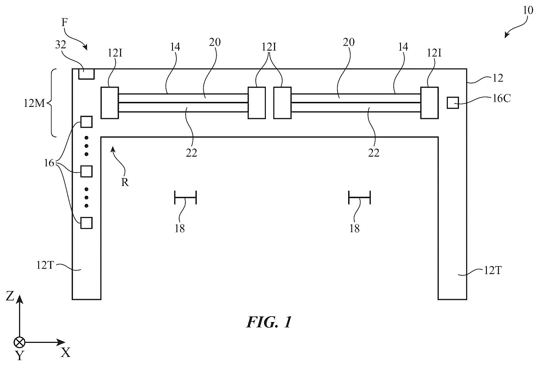 Patent US12614479 — Electronic devices with ambient-adaptive displays — Figure 1