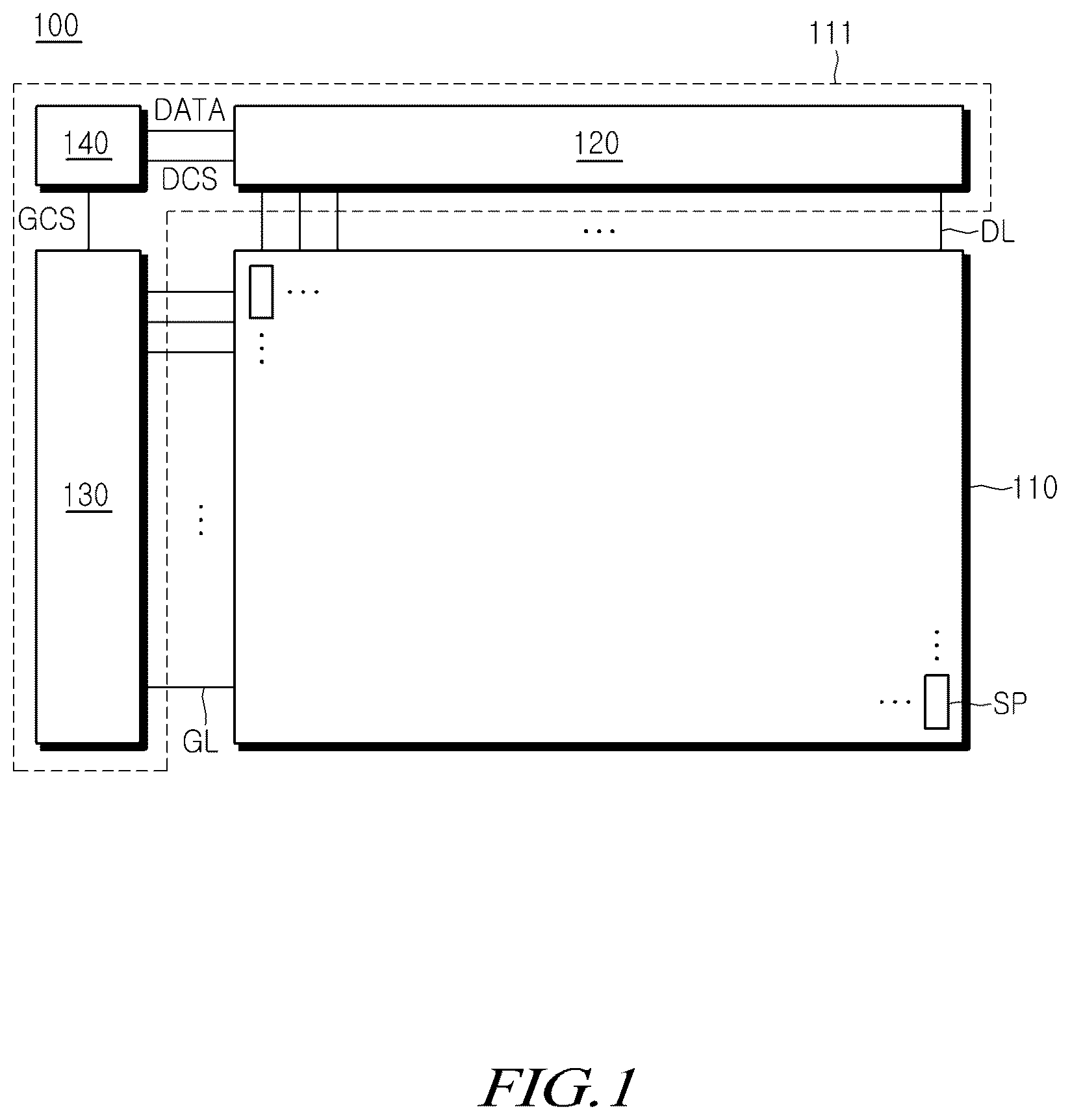Patent US12614485 — Lighting inspection circuit and display device including the same — Figure 1