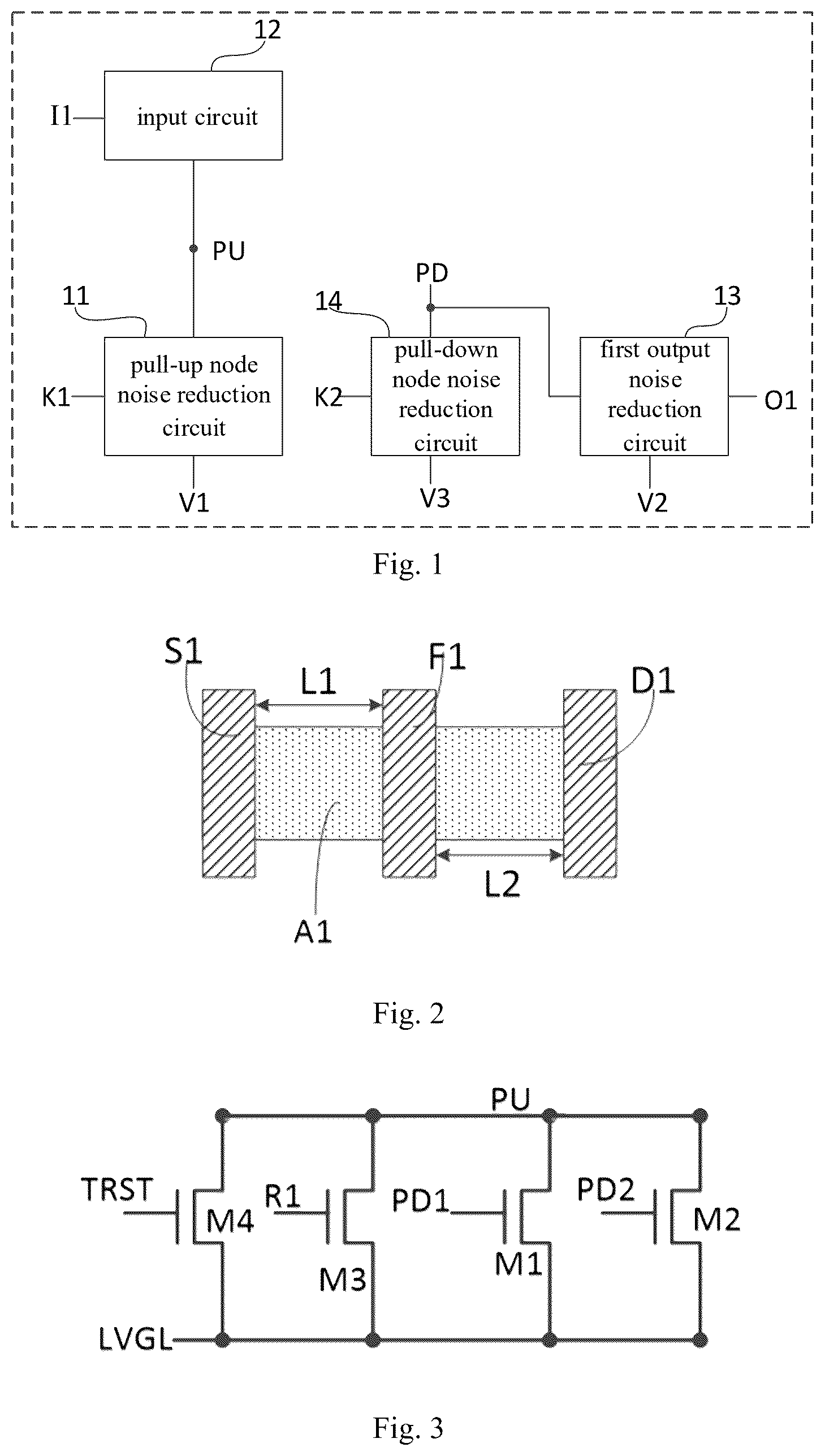 Patent US12614488 — Driving circuit having floating processing transistor, and display device — Figure 1