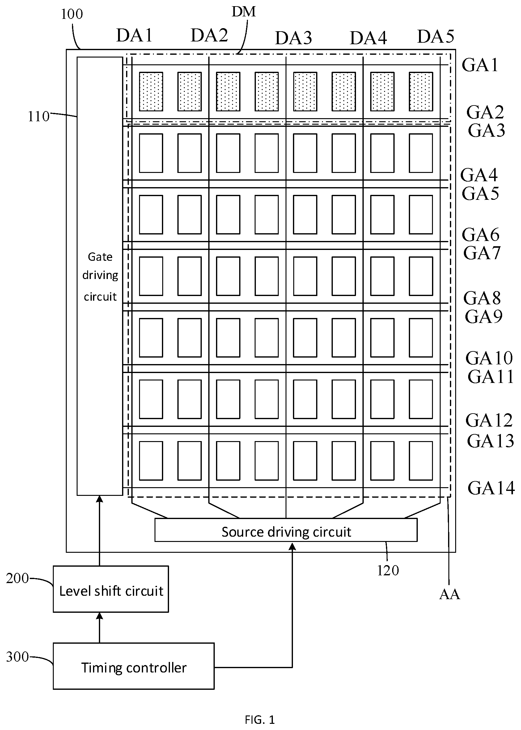 Patent US12614496 — Method for driving display panel, and display apparatus — Figure 1