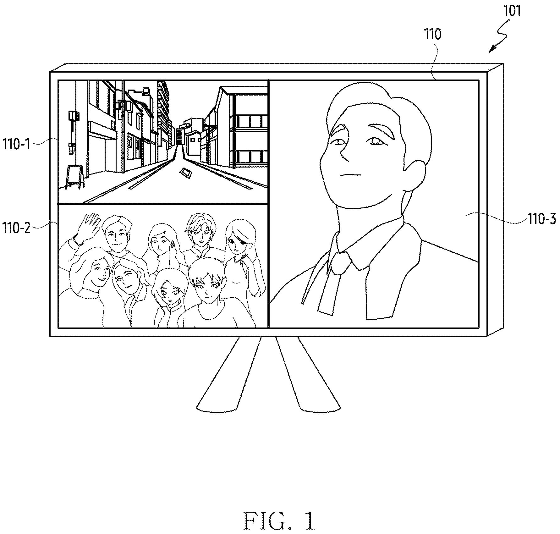 Patent US12614499 — Electronic device and method for configuring screen on basis of acquired information — Figure 1