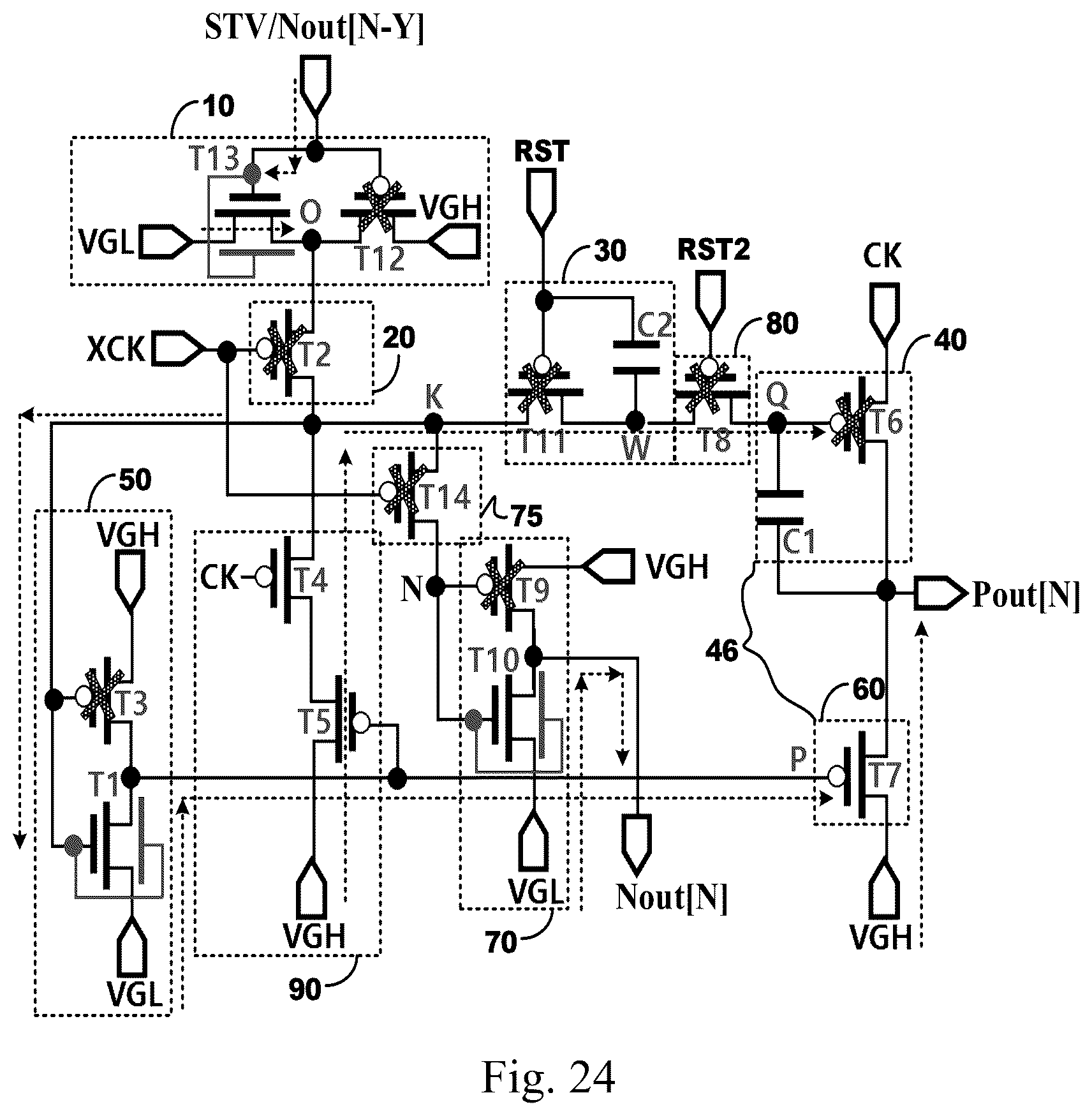 Patent US12614508 Figure 17 – Gate driving circuit and display panel