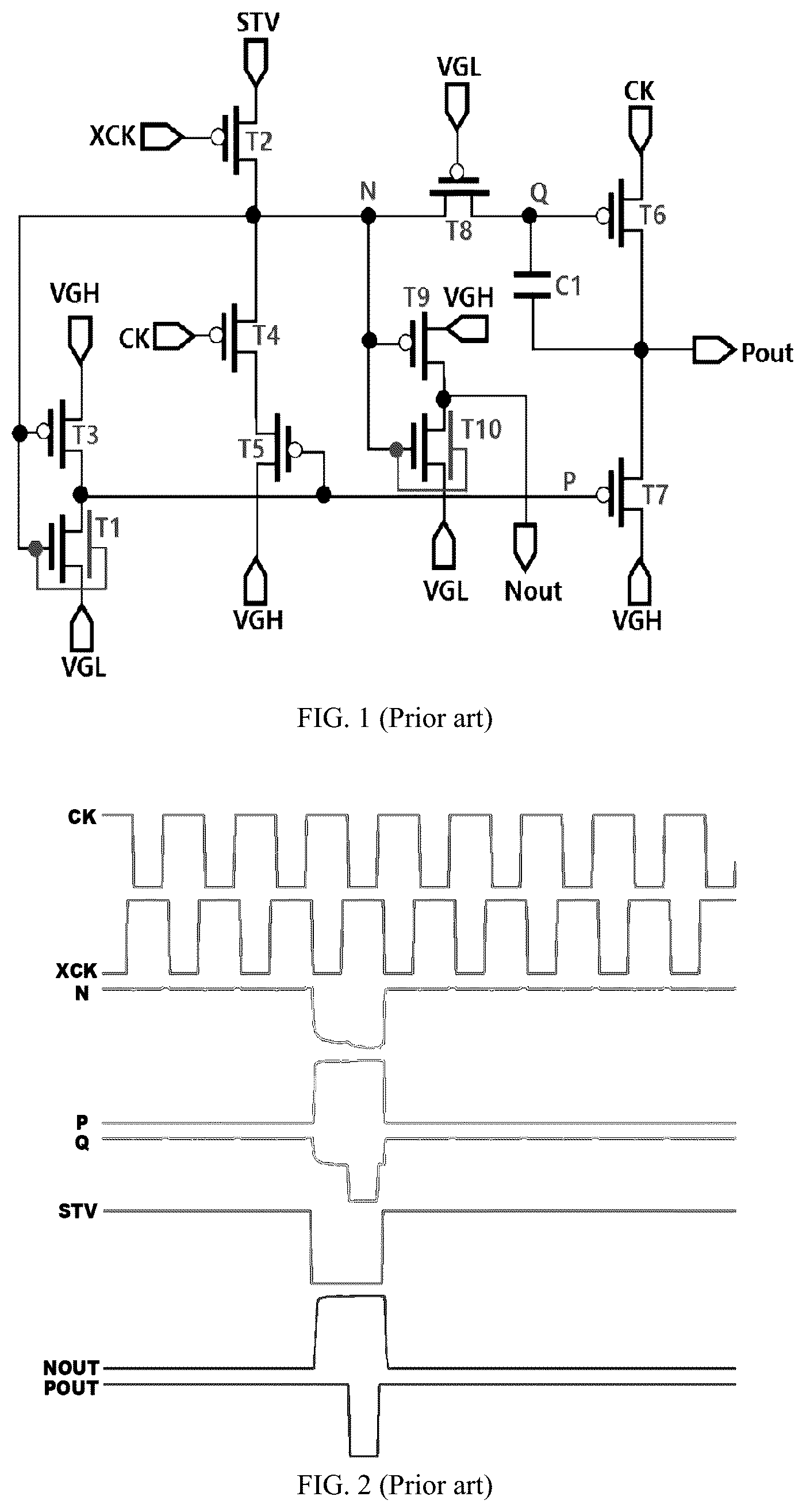 Patent US12614509 Figure 1 – Gate drive circuits and display panels