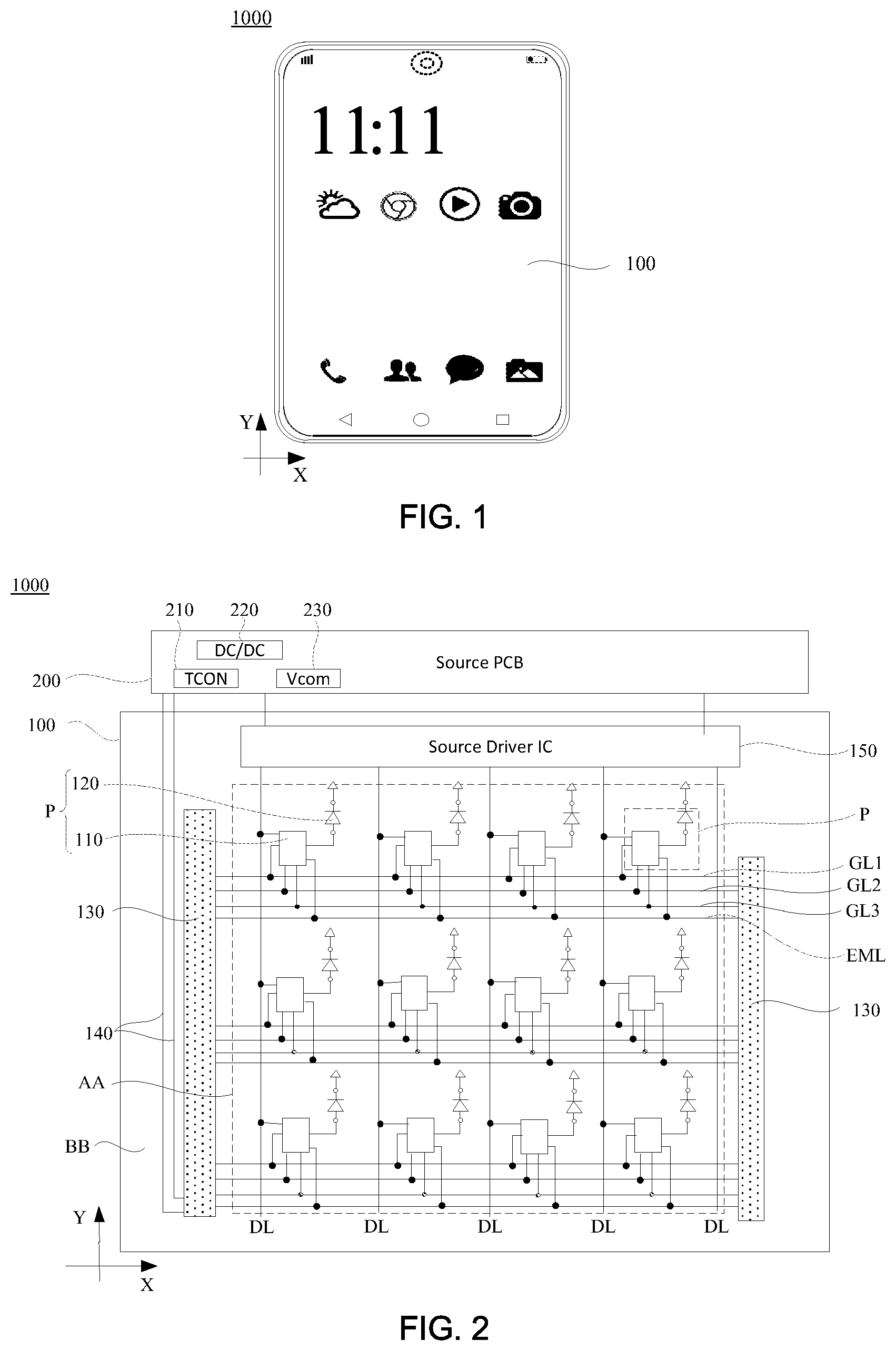Patent US12614523 — Display panel and display apparatus — Figure 1