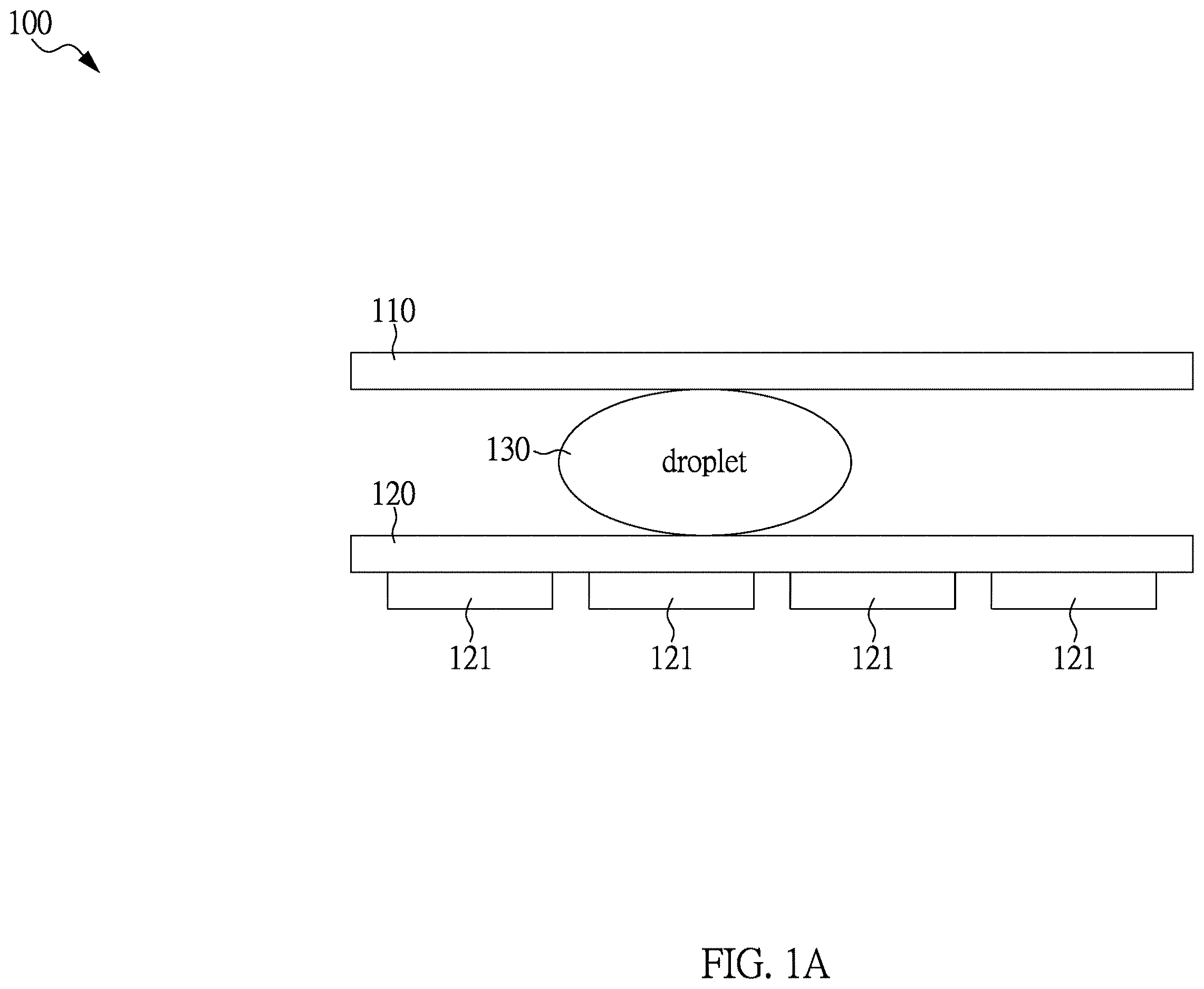 Patent US12614527 — Apparatus and system using active-matrix electrowetting-on-dielectric (AM-EWOD) — Figure 1