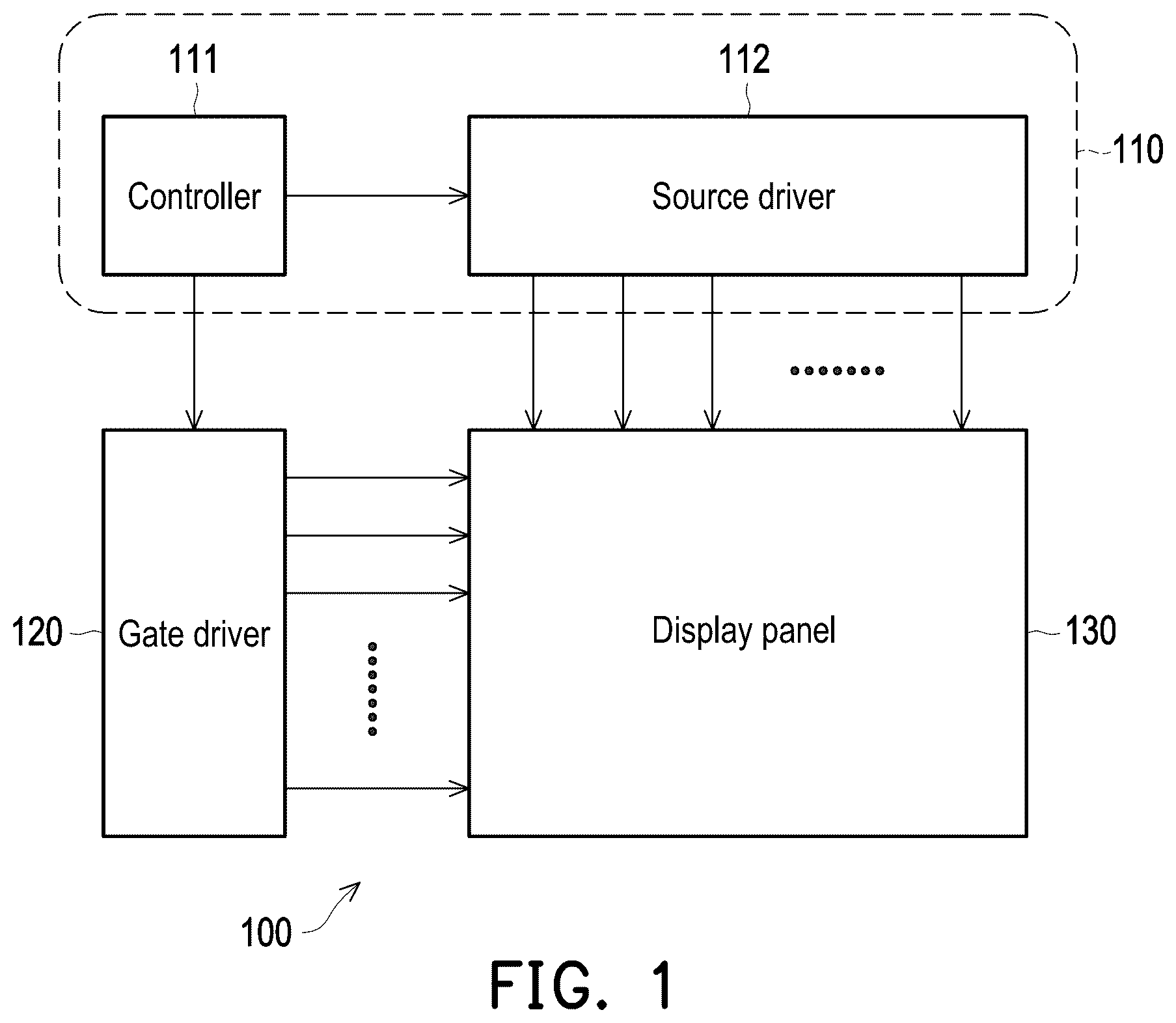 Patent US12614532 — Display apparatus and its display driving chip and method — Figure 1