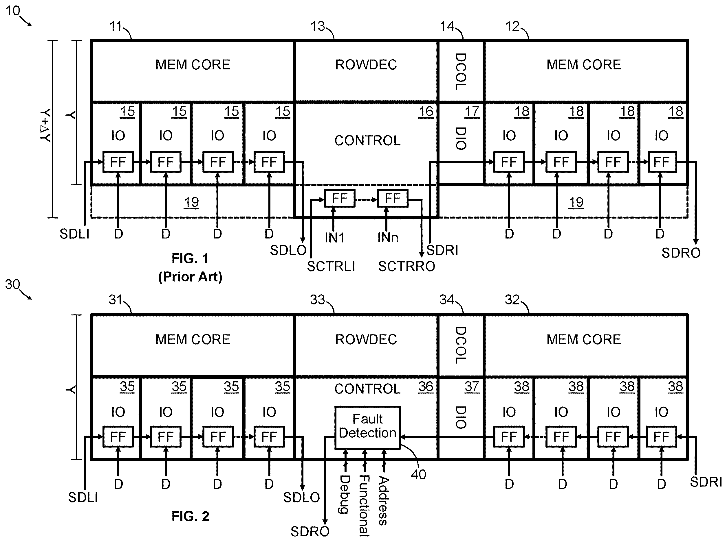 Patent US12614603 — Area saving high coverage fast diagnosis memory scan design — Figure 1