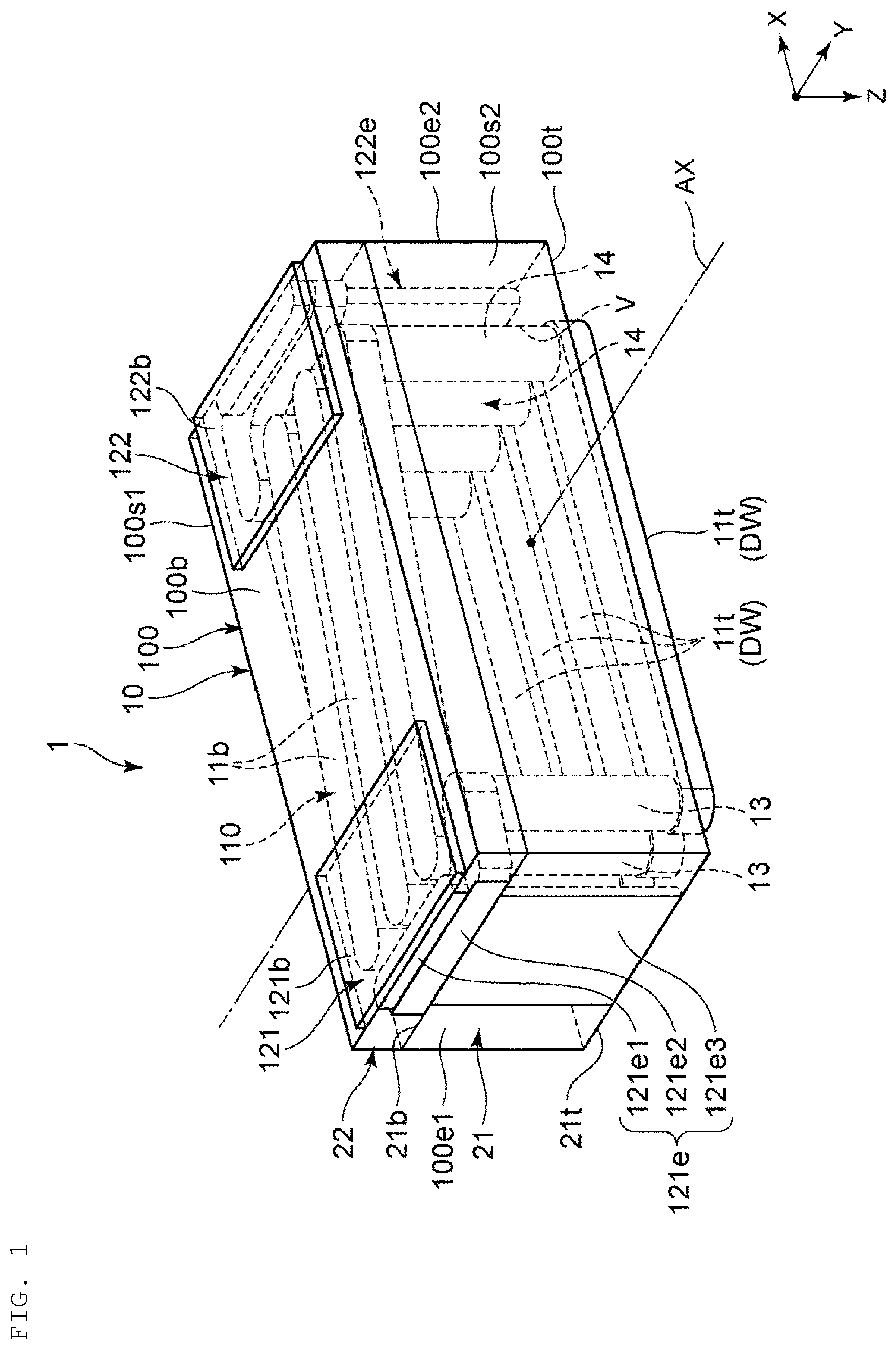 Patent US12614660 — Inductor component and mounting structure of inductor component — Figure 1