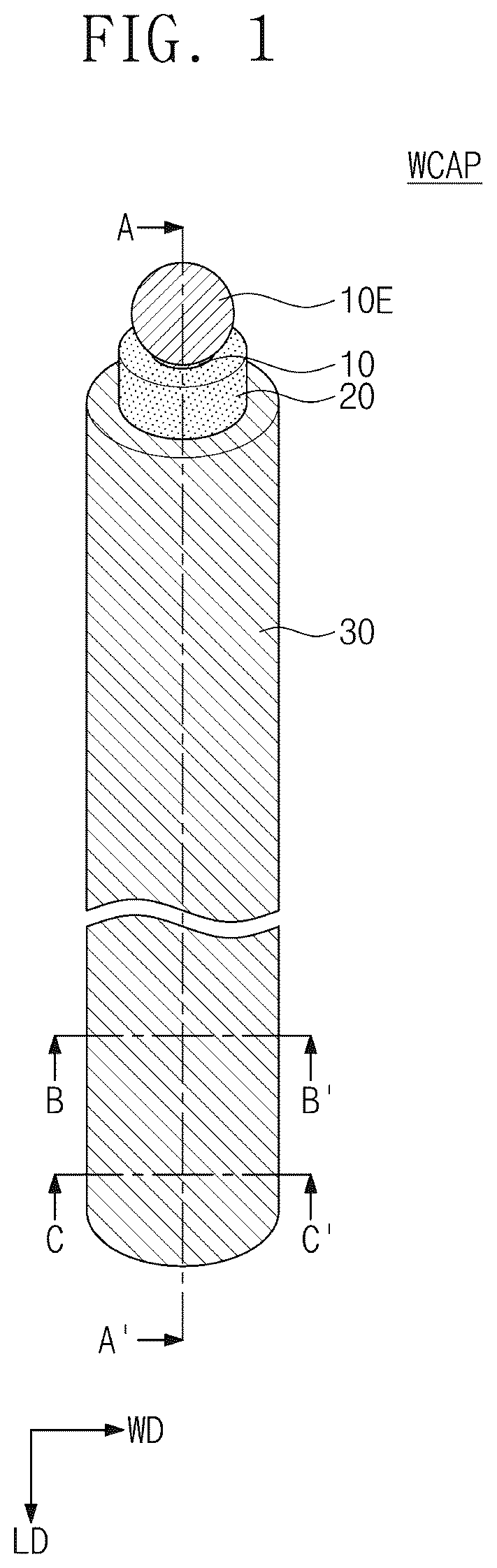 Patent US12614667 — Capacitor wire having porous structure in dielectric line and electronic device including the same — Figure 1