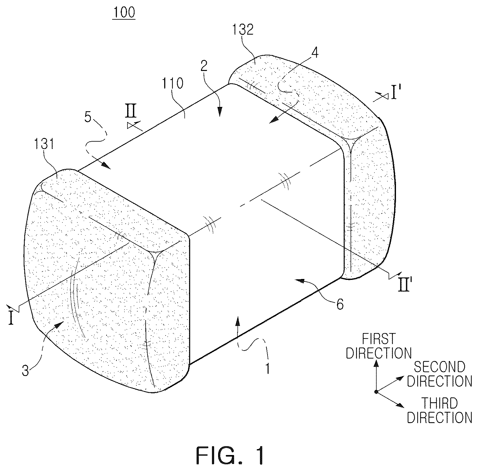 Patent US12614668 — Multilayer electronic component with controlled Sn diffusion in internal electrode — Figure 1