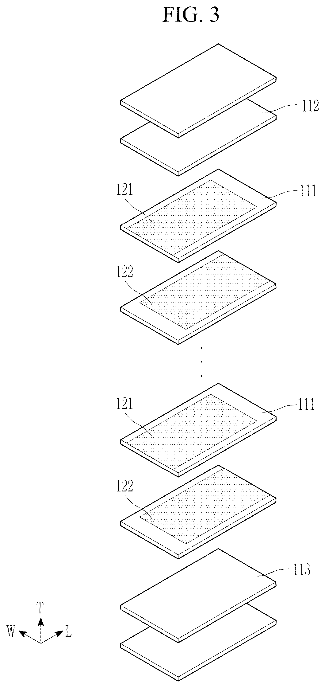 Patent US12614675 Figure 3 – Multilayered capacitor and method for manufacturing the same