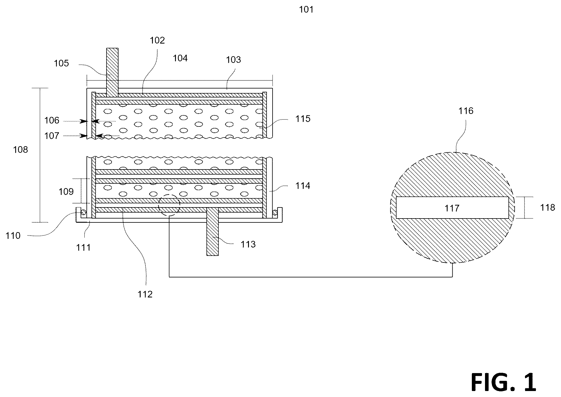 Patent US12614681 — Mass energy capacitive storage system via synchronous means and metallic processes — Figure 1