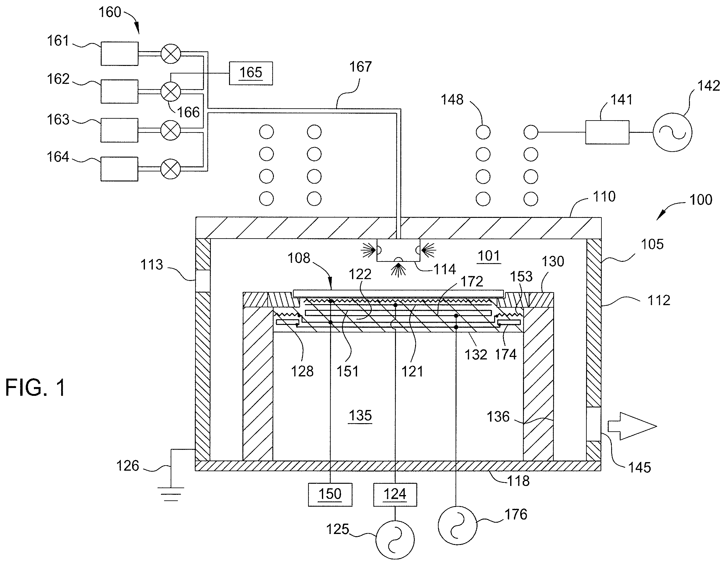 Patent US12614700 Figure 1 – Minimization of ring erosion during plasma processes