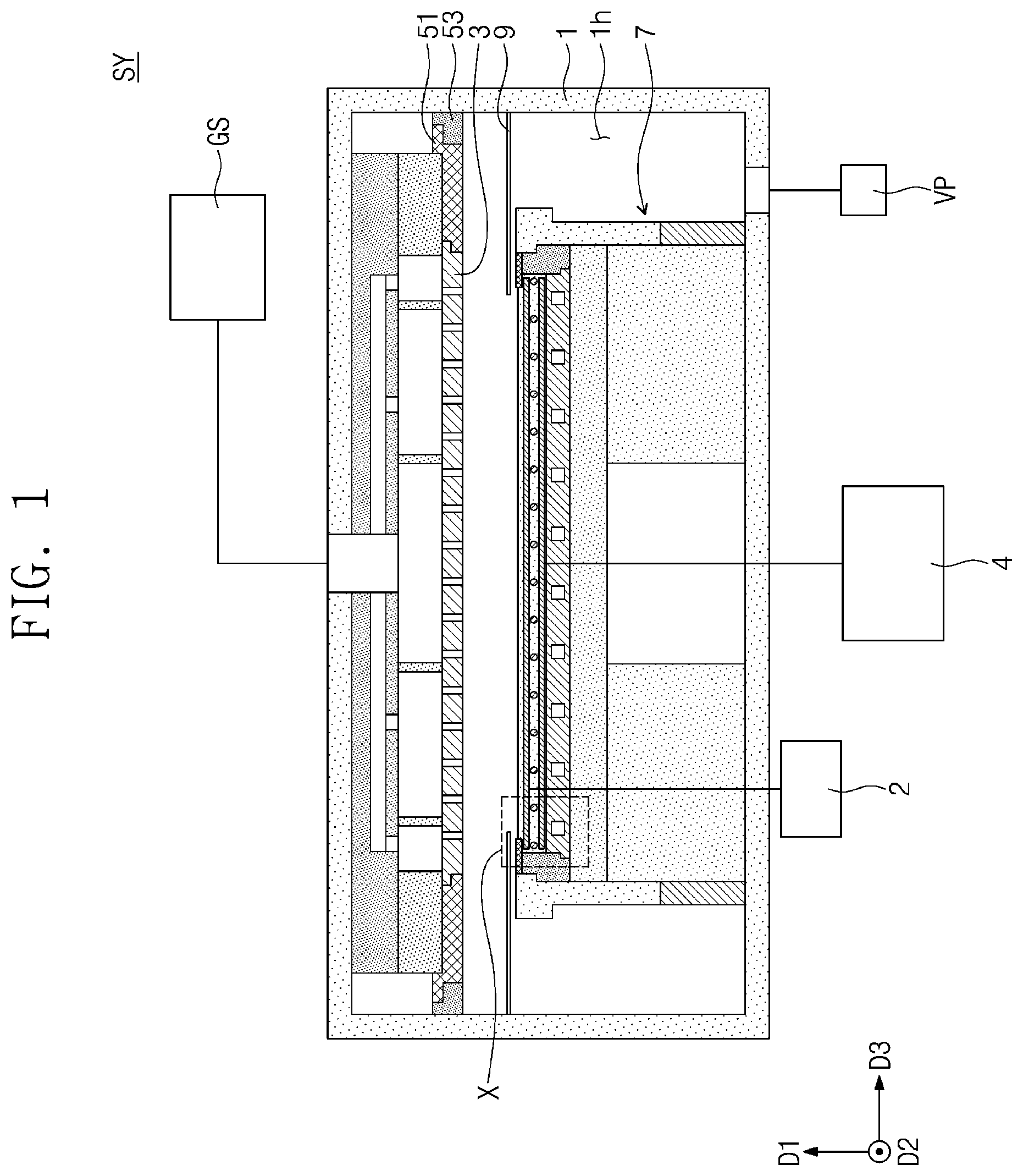 Patent US12614702 — Substrate processing apparatus and a method of processing a substrate using the same — Figure 1