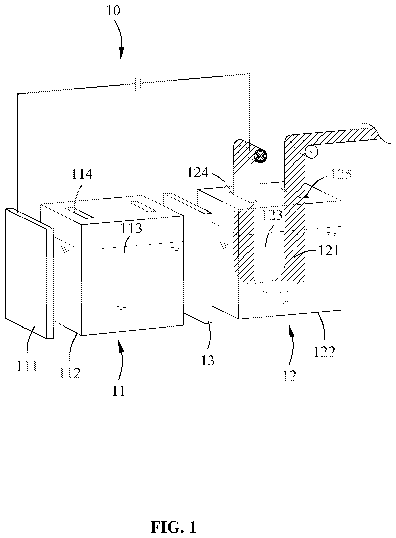 Patent US12614714 — Equipment for continuously processing electrochemical device or component for increasing capacity — Figure 1