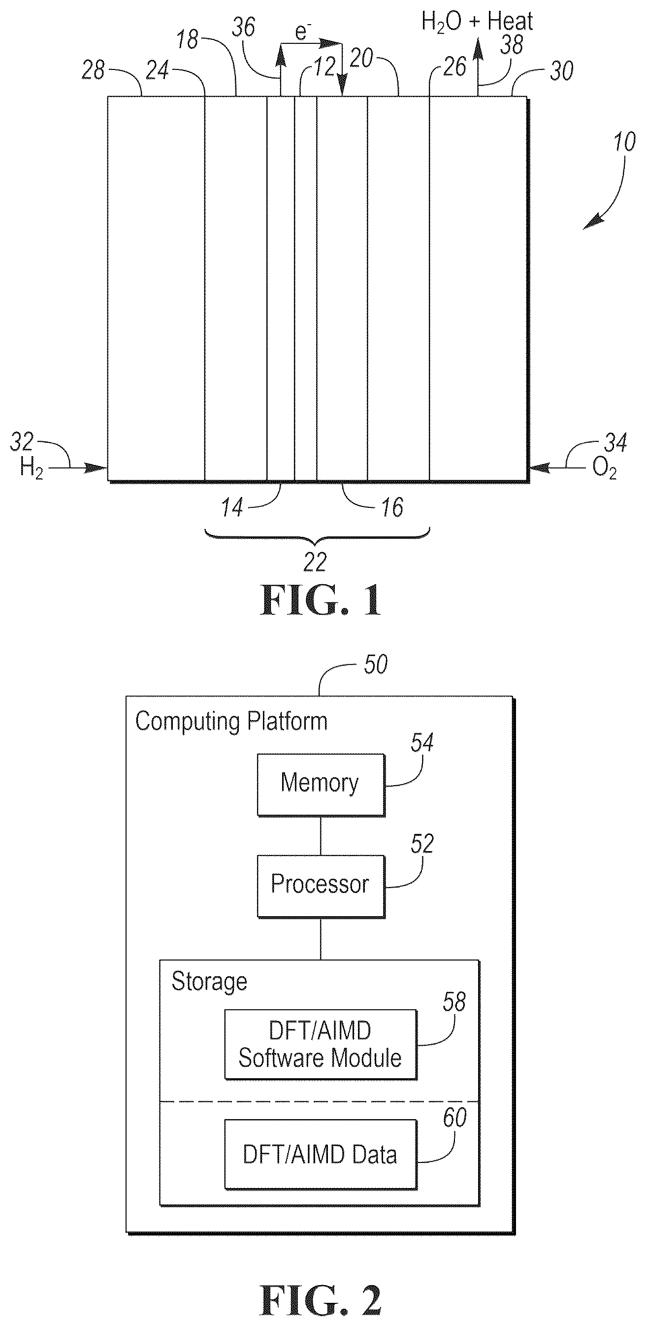 Patent US12614736 — Fuel cell graphene-based material for capturing catalyst particles — Figure 1
