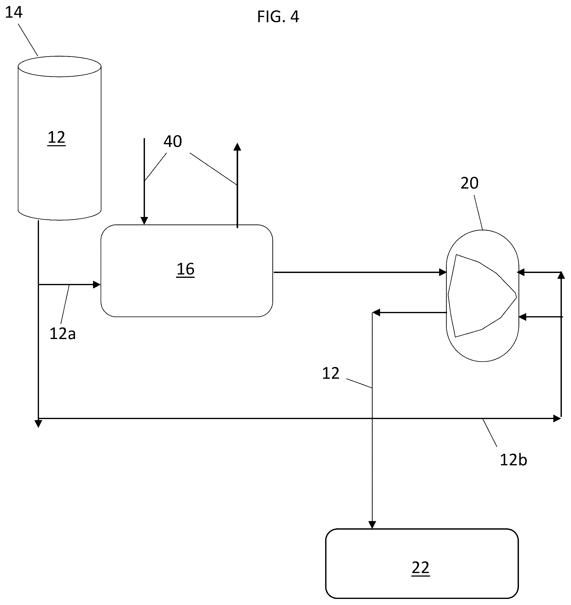 Patent US12614740 Figure 4 – Auxiliary power generation and cooling systems on liquid hydrogen fueled aircraft