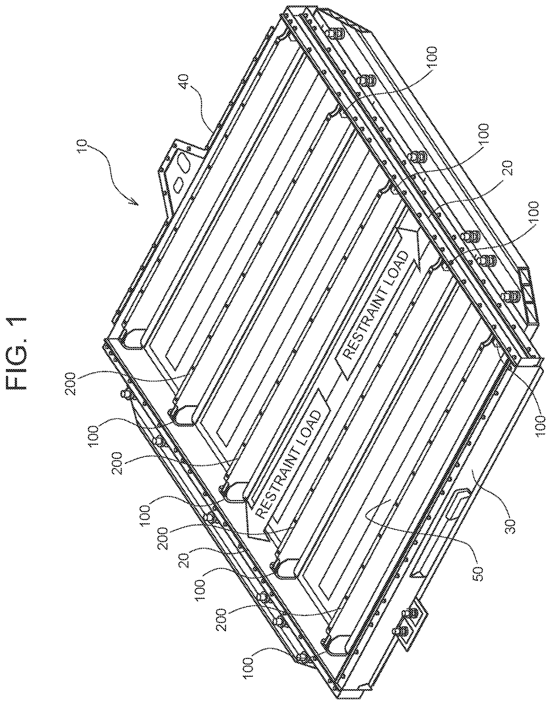 Patent US12614802 — Battery case — Figure 1