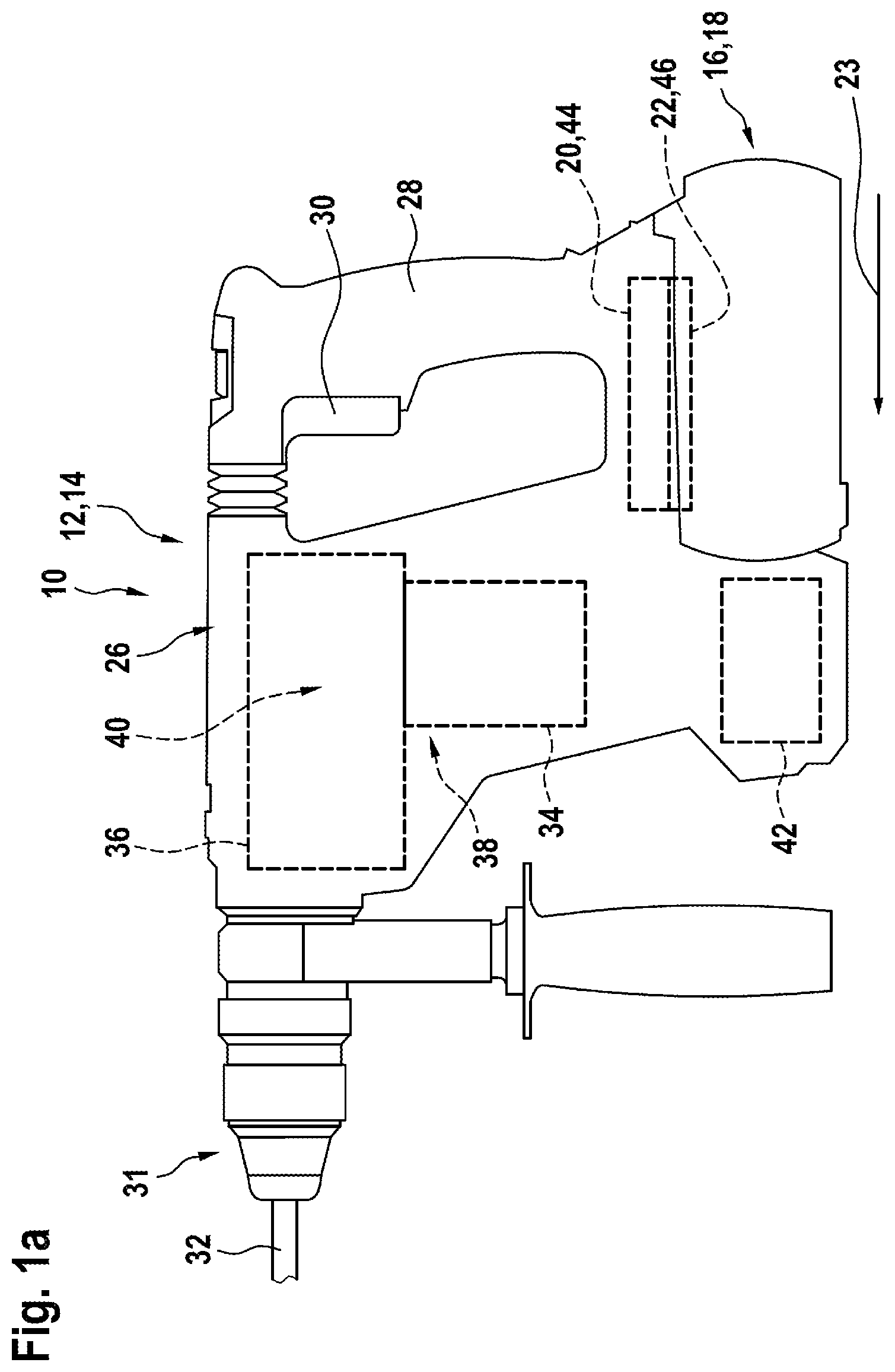 Patent US12614806 — Battery pack including a circuit board mounted to a housing — Figure 1