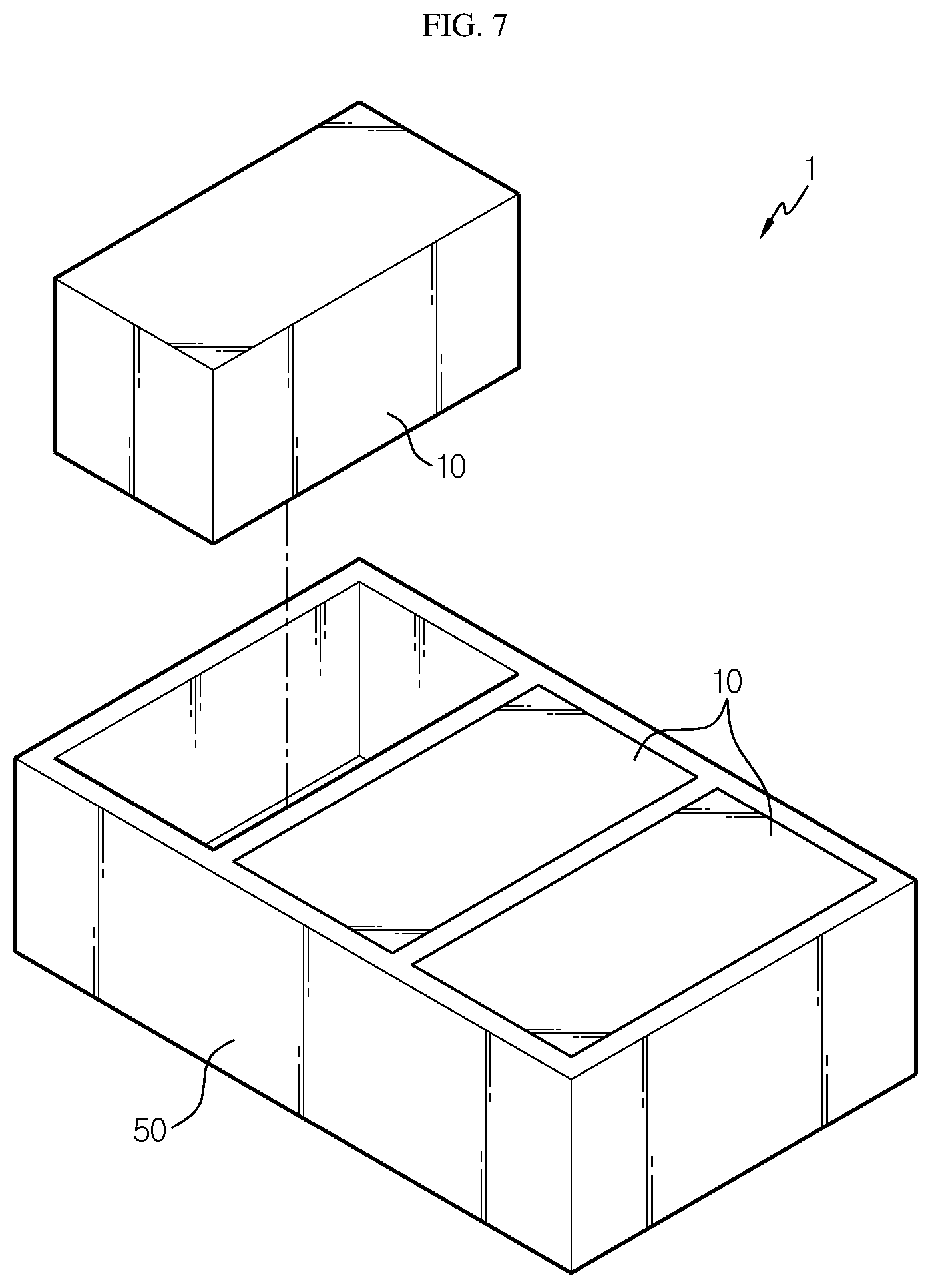 Patent US12614817 Figure 6 – Battery module comprising bus bar assembly with elastic guiders, and battery pack and vehicle comprising same battery module