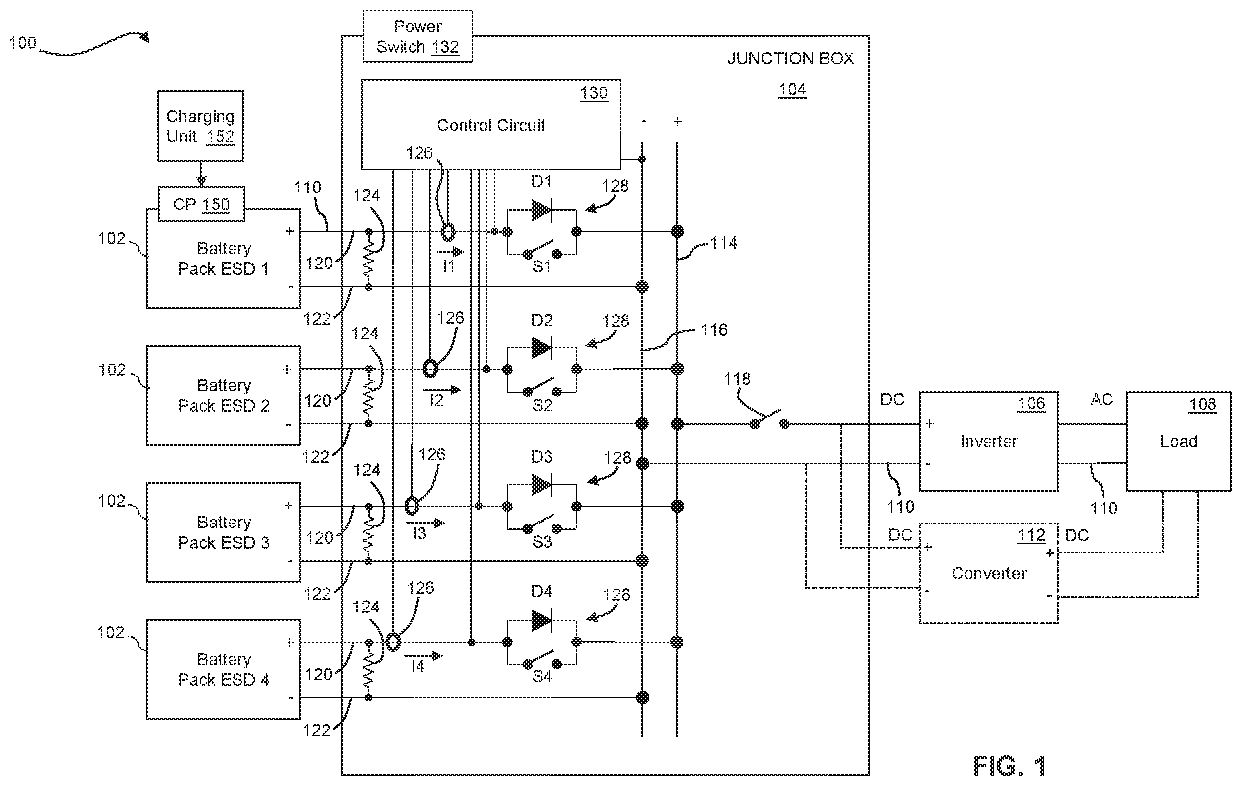 Patent US12614819 — Method and device for paralleling energy sources — Figure 1