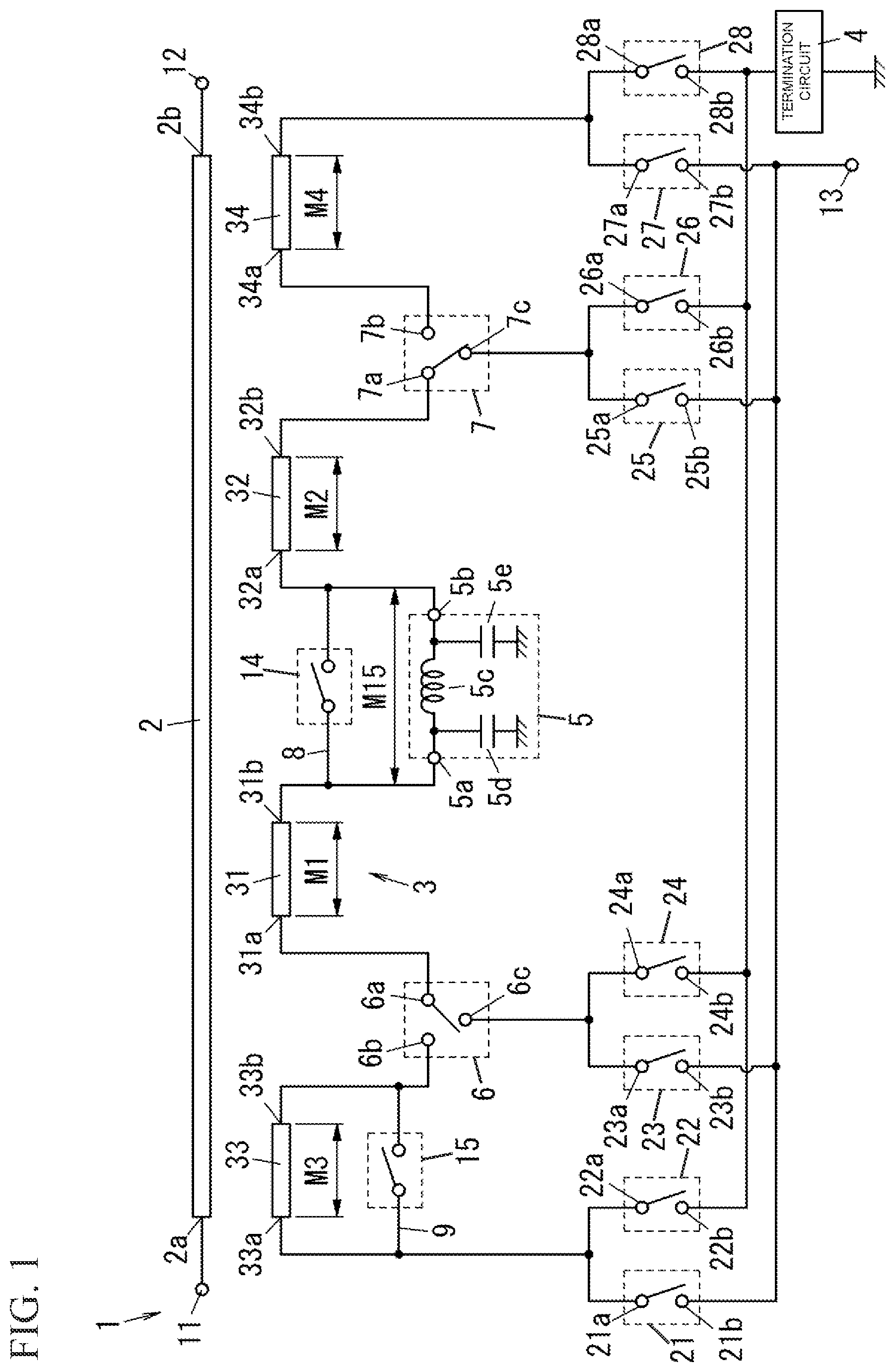 Patent US12614831 — Directional coupler, high frequency module, and communication apparatus — Figure 1