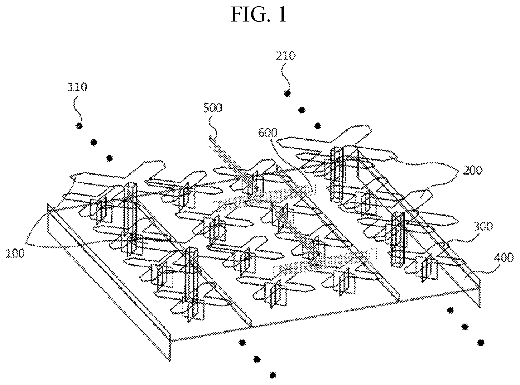 Patent US12614857 — Multiband base station antenna having improved beamwidth — Figure 1