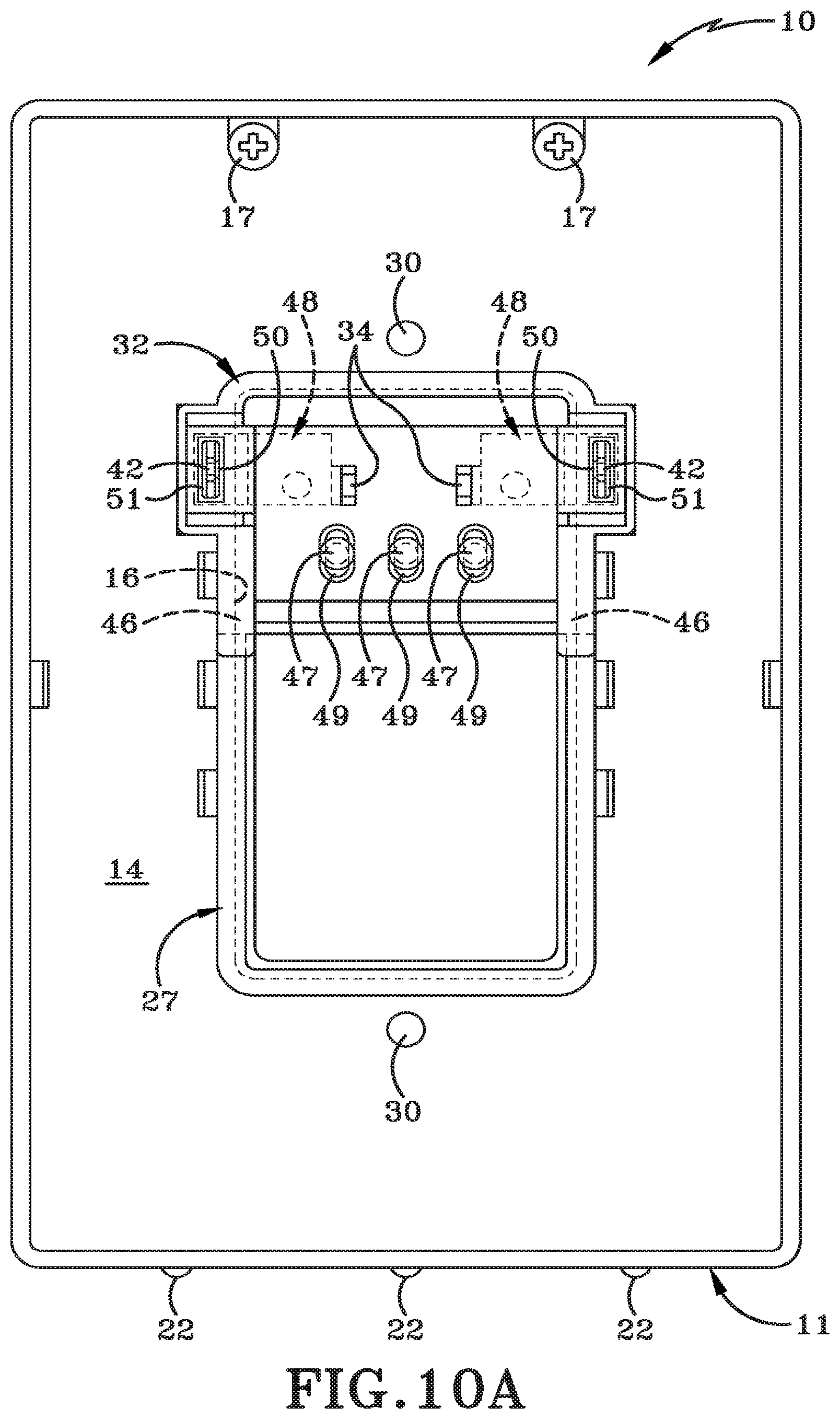 Patent US12614882 Figure 13 – Powered wall plate