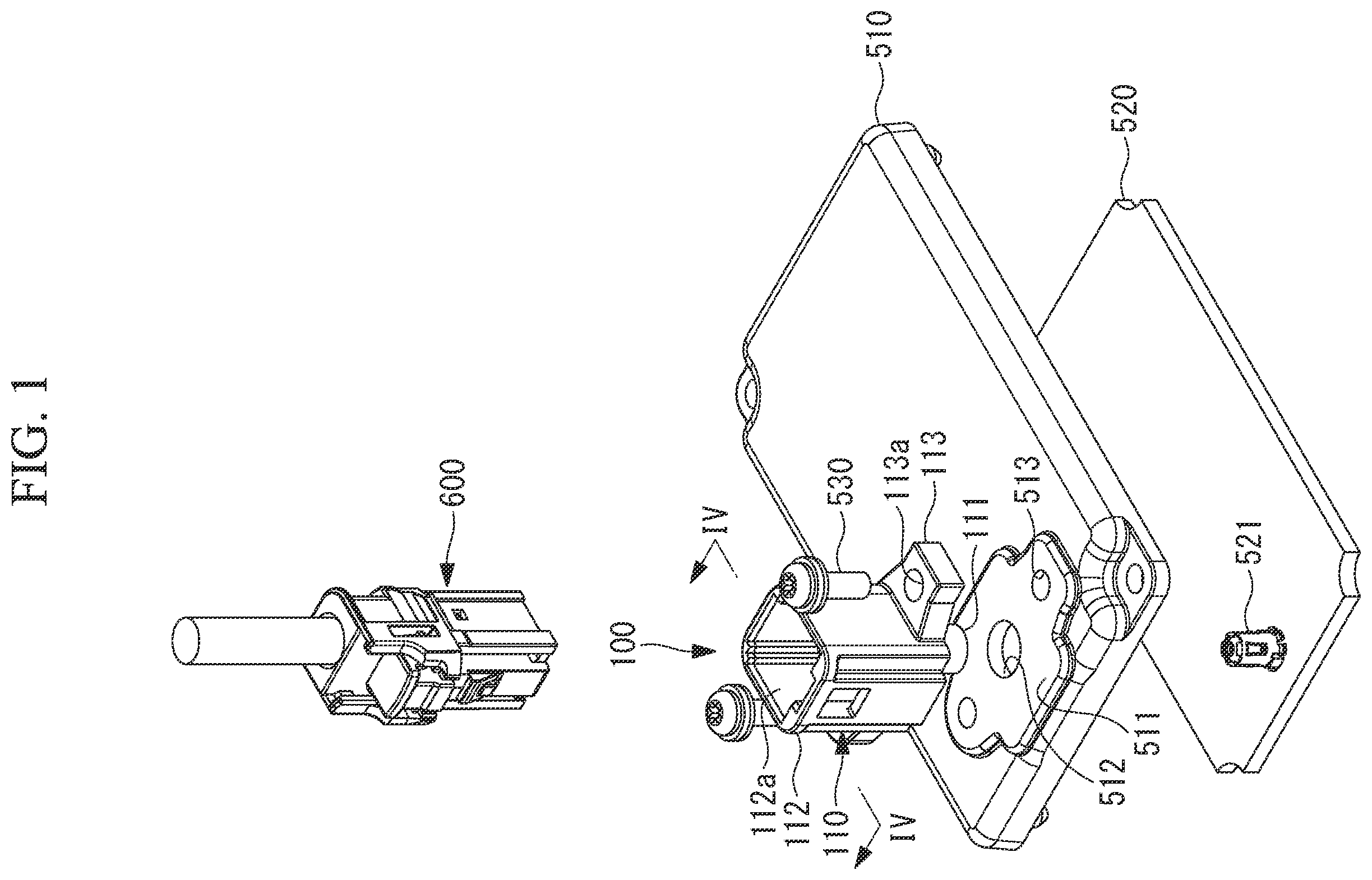 Patent US12614883 — Connector — Figure 1