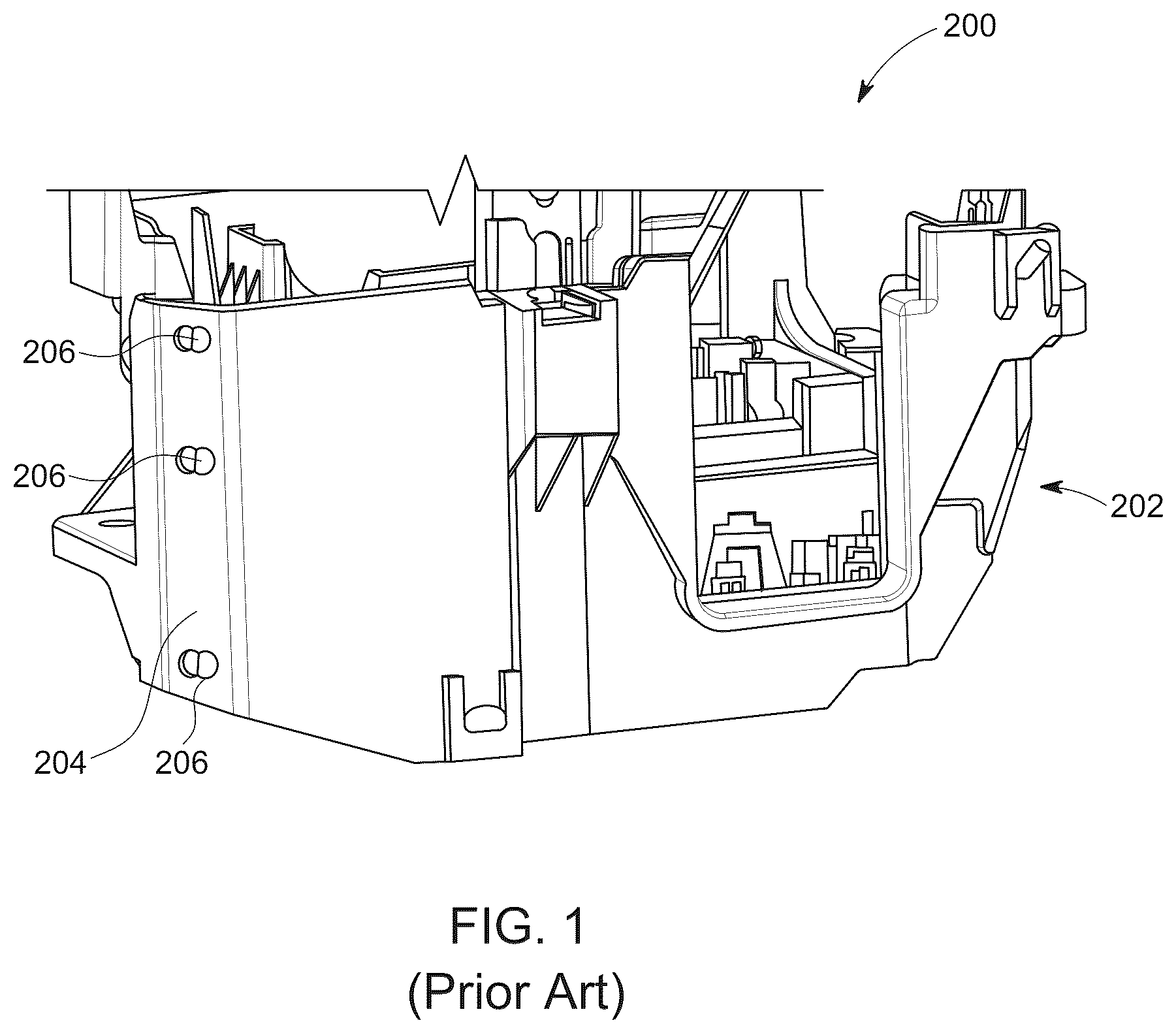 Patent US12614900 — Power distribution box having a bracket — Figure 1