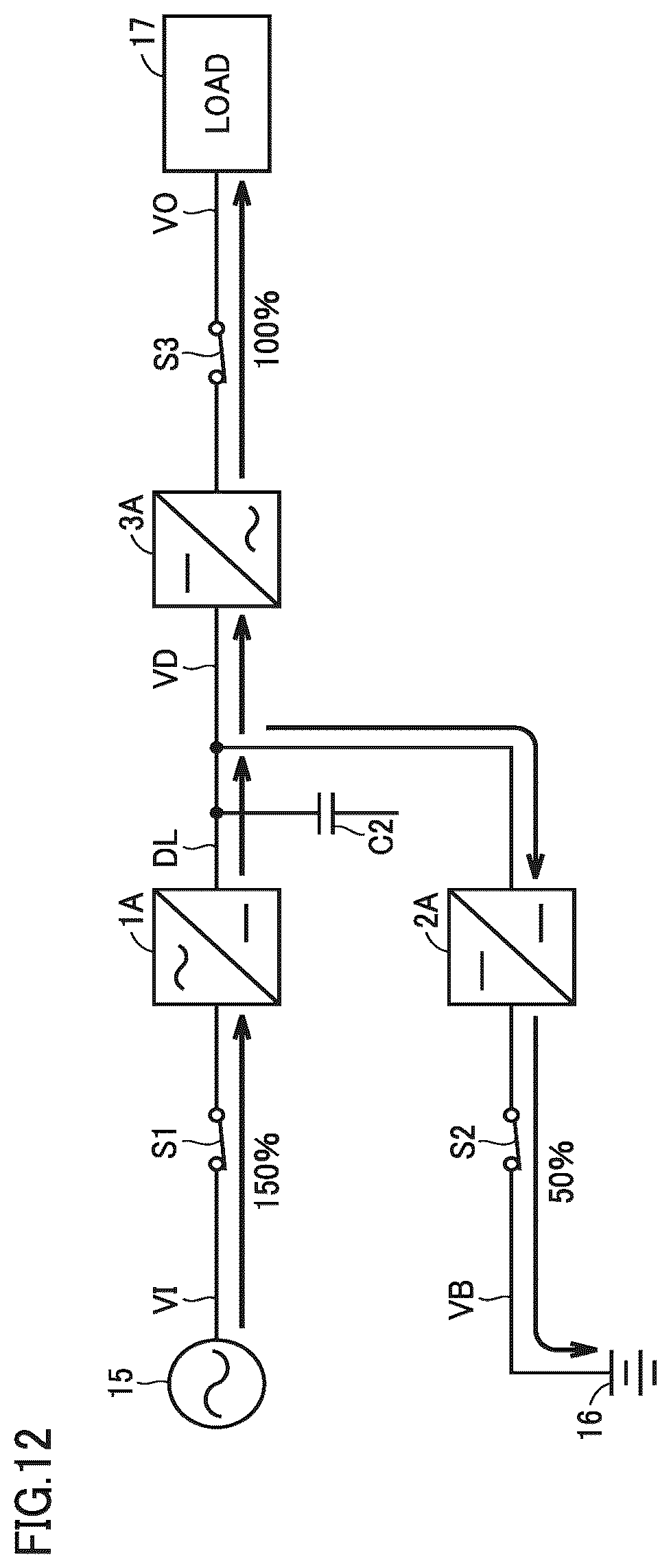 Patent US12614919 Figure 12 – Uninterruptible power supply apparatus