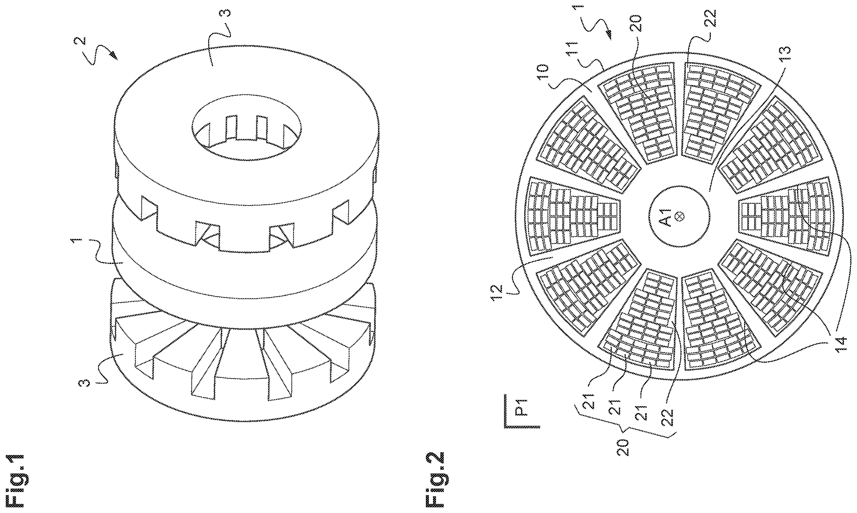 Patent US12614937 — Element with magnetic poles for the rotor of an axial flux electric machine — Figure 1