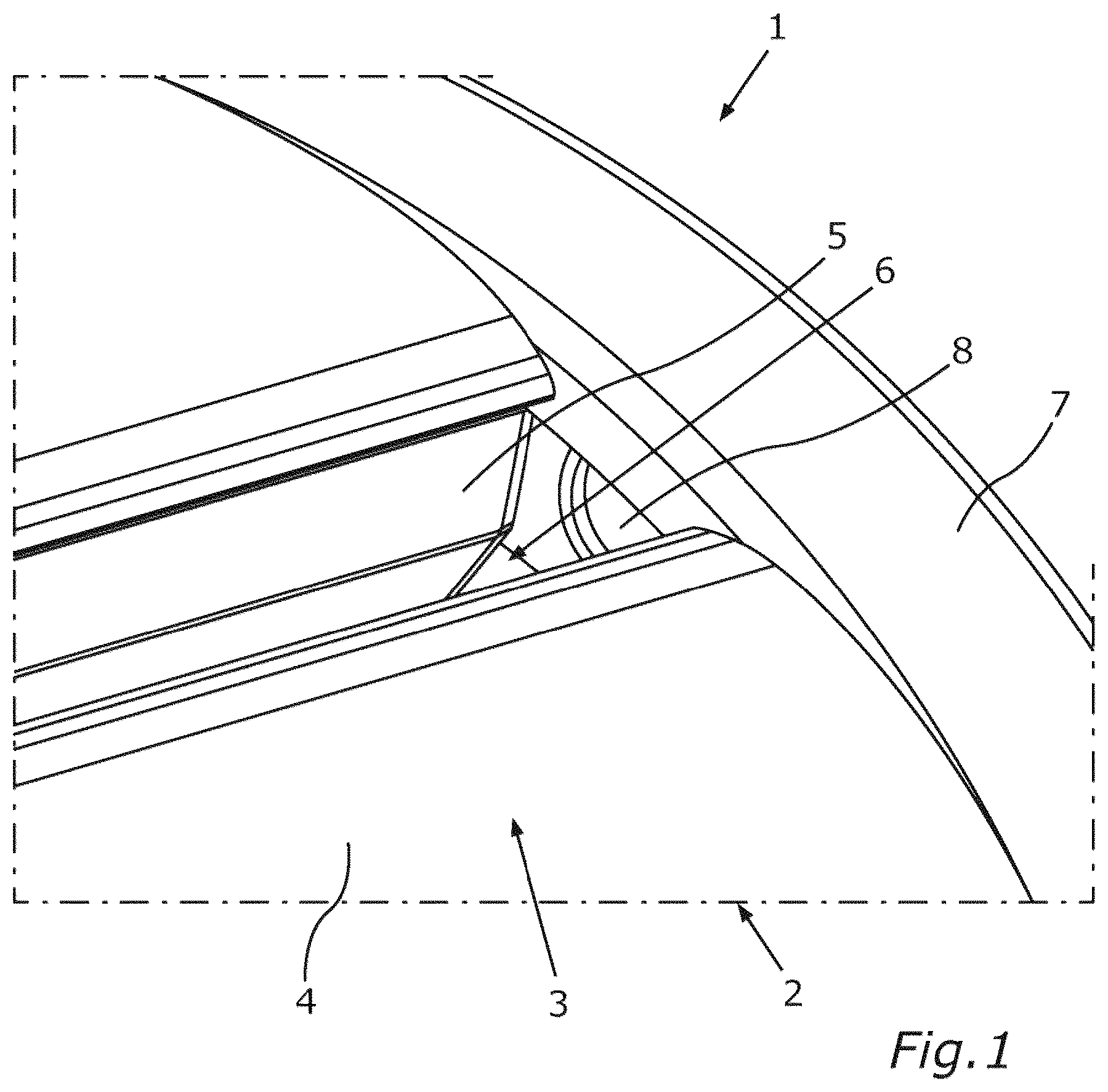 Patent US12614945 — Sliding cover for a salient-pole rotor, having a slidable support, salient-pole rotor, and electric machine — Figure 1