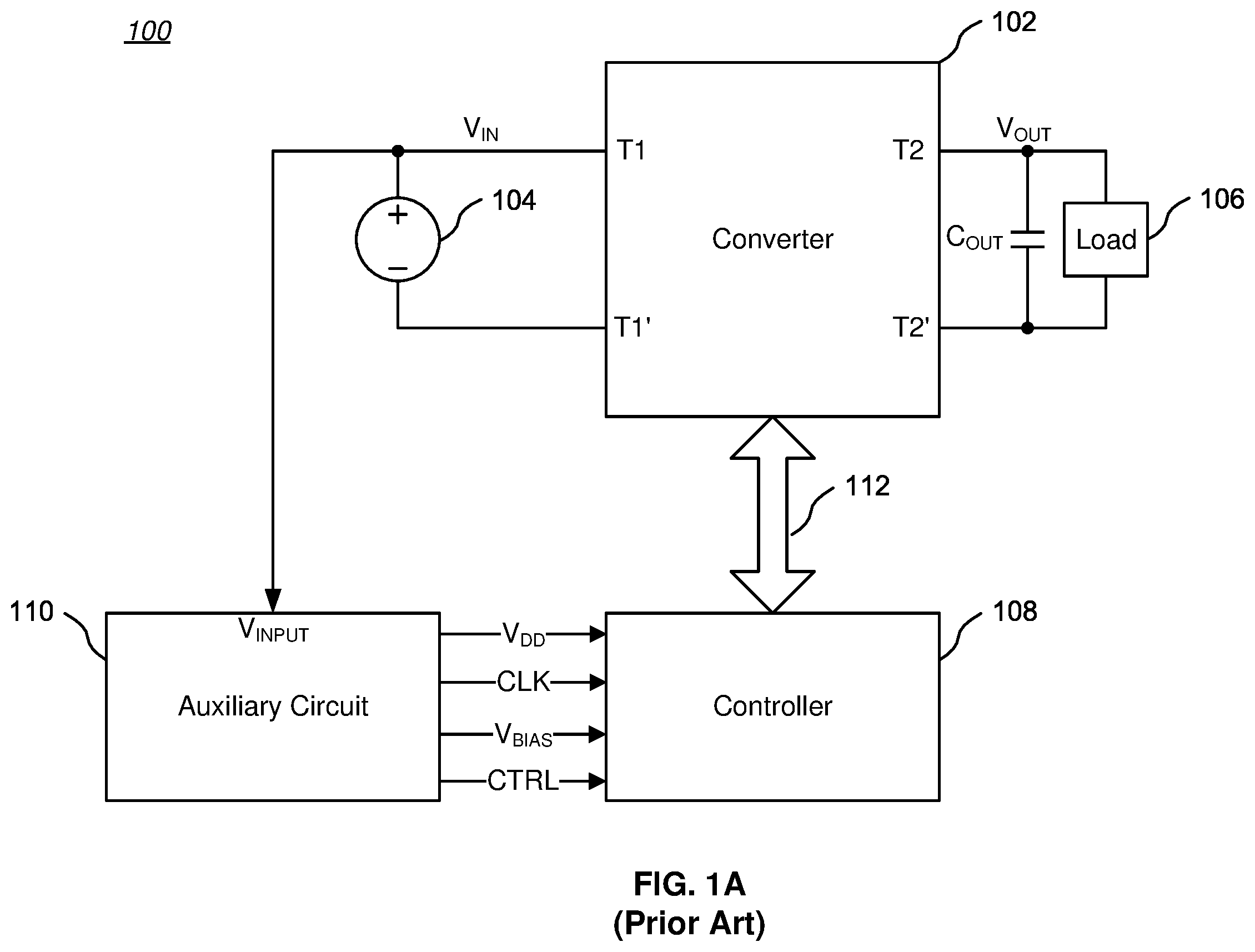 Patent US12614965 — Power converters with integrated bidirectional startup — Figure 1