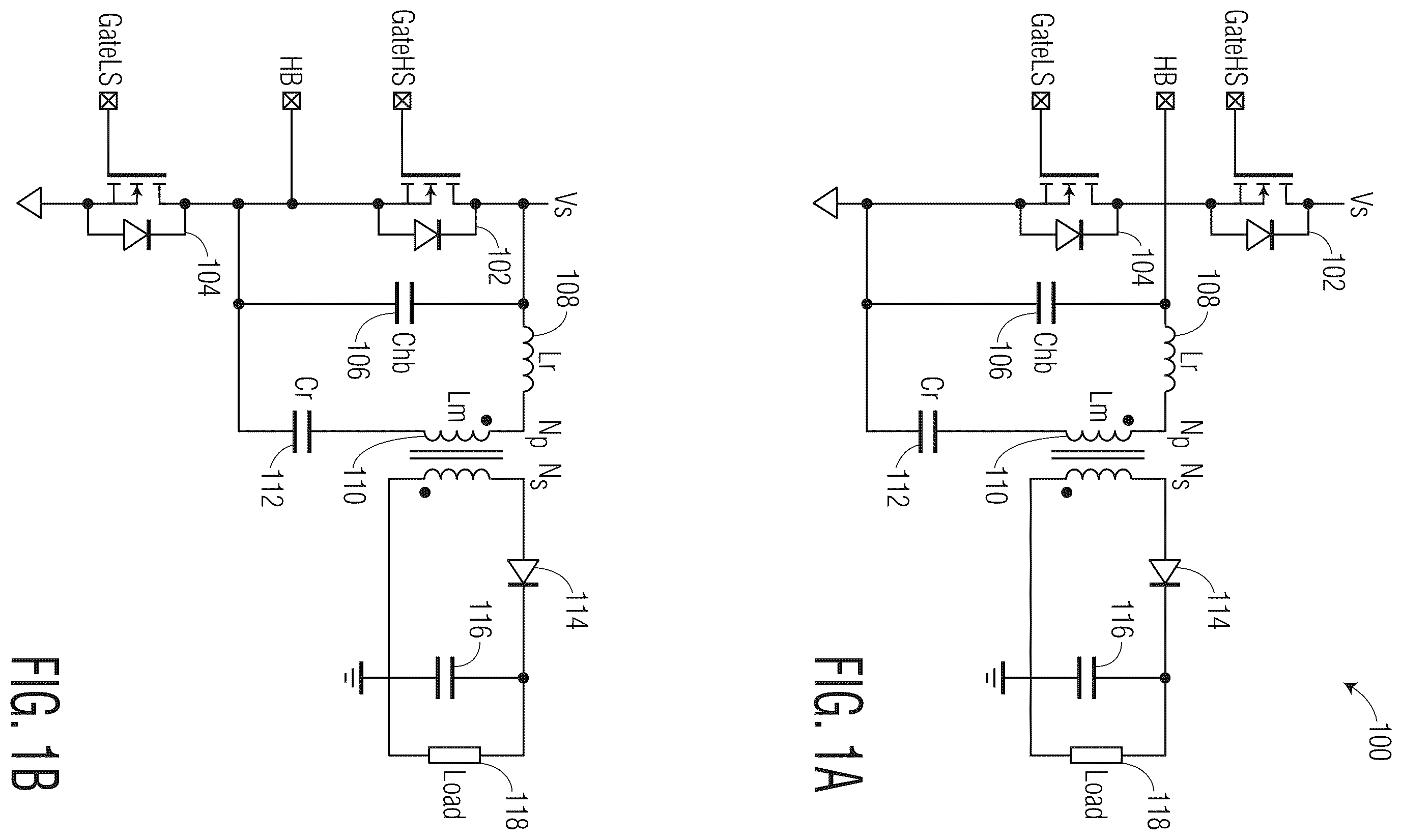 Patent US12614977 — Adaptive transition time measurement in an asymmetrical half bridge — Figure 1
