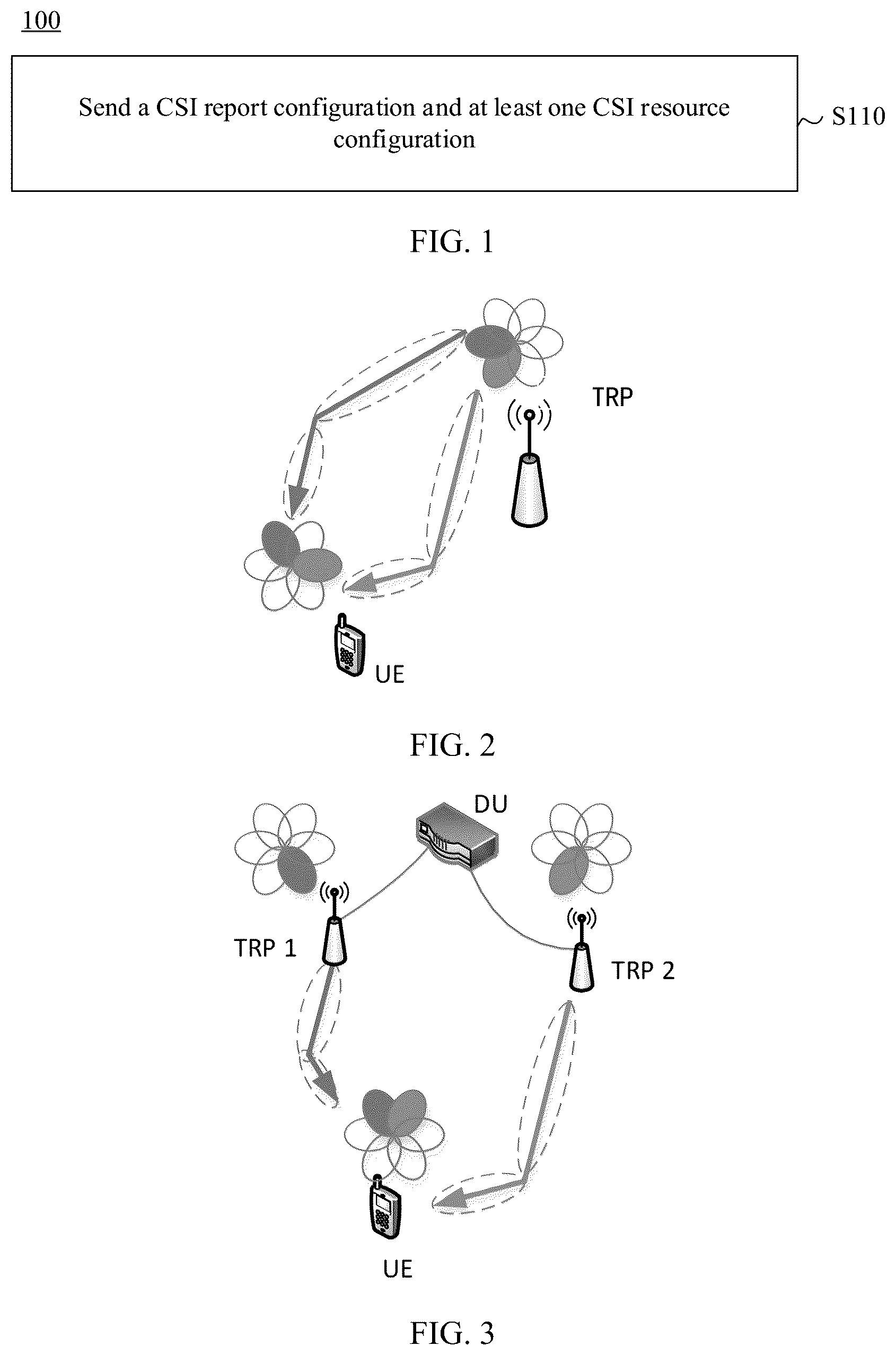 Patent US12615077 Figure 1 – CSI report configuration method, terminal device, and network device