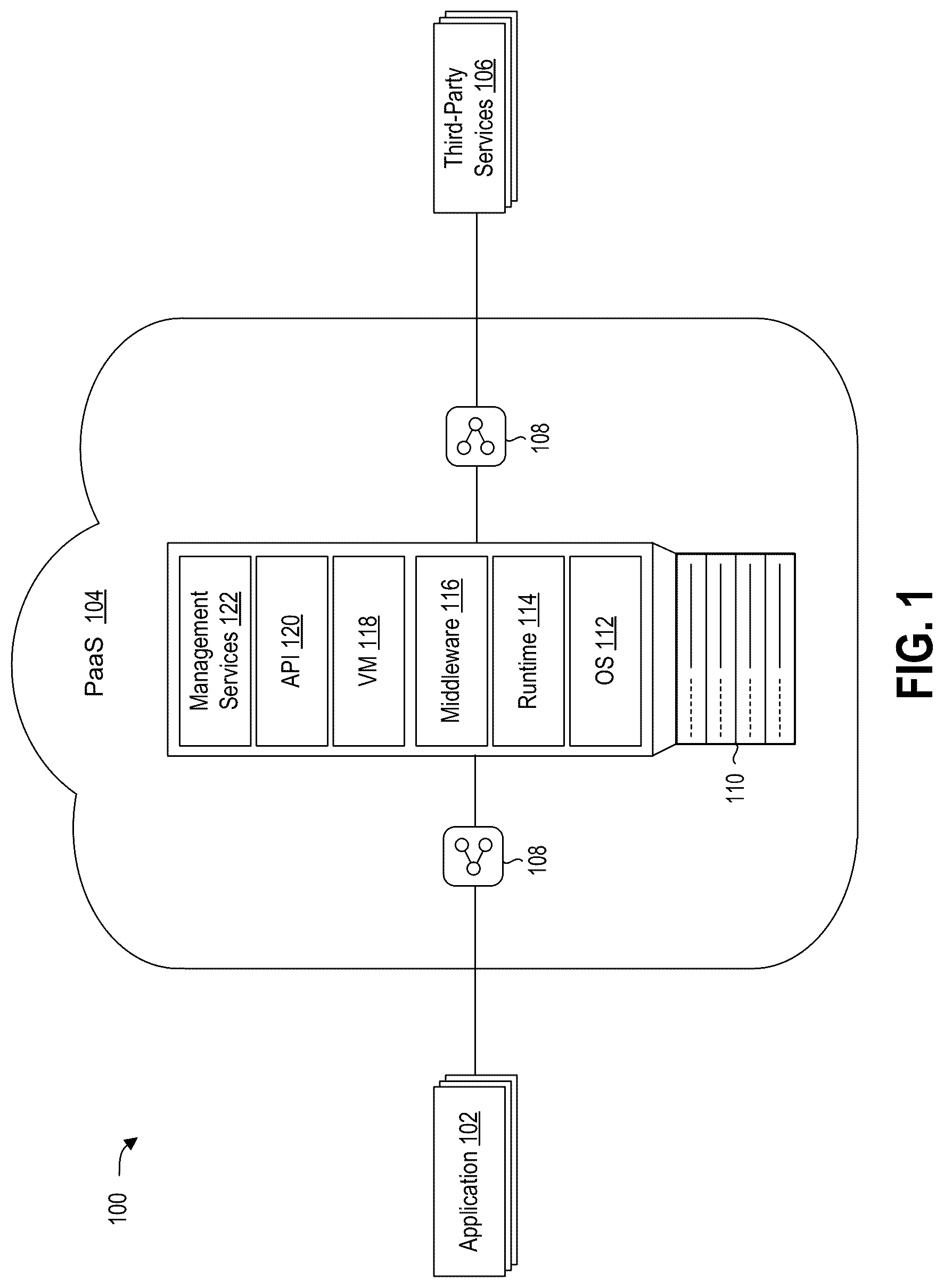 Patent US12615236 — High-fidelity event data for multi-cloud services — Figure 1