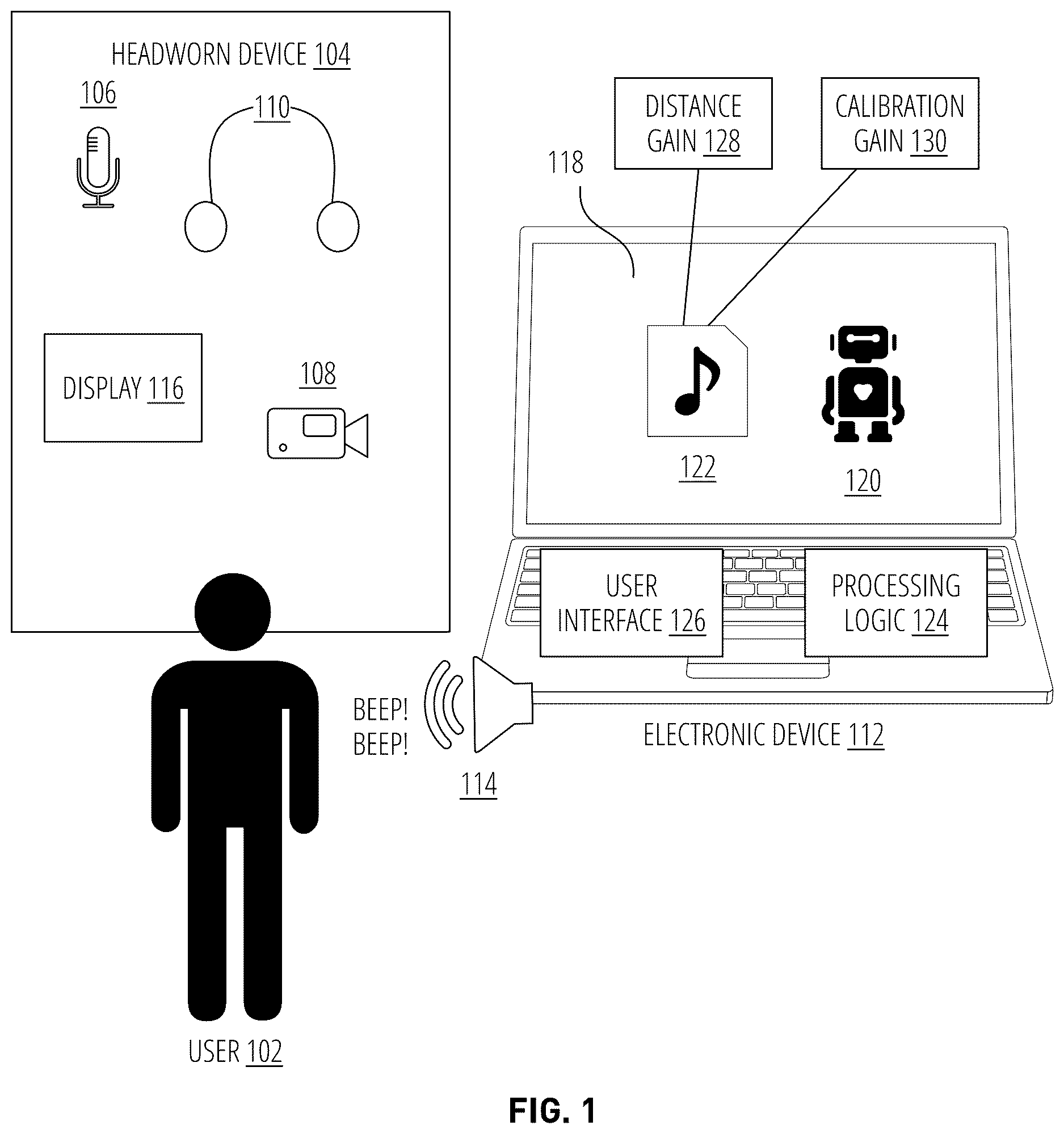 Patent US12615487 — Congruency for audio content creation — Figure 1