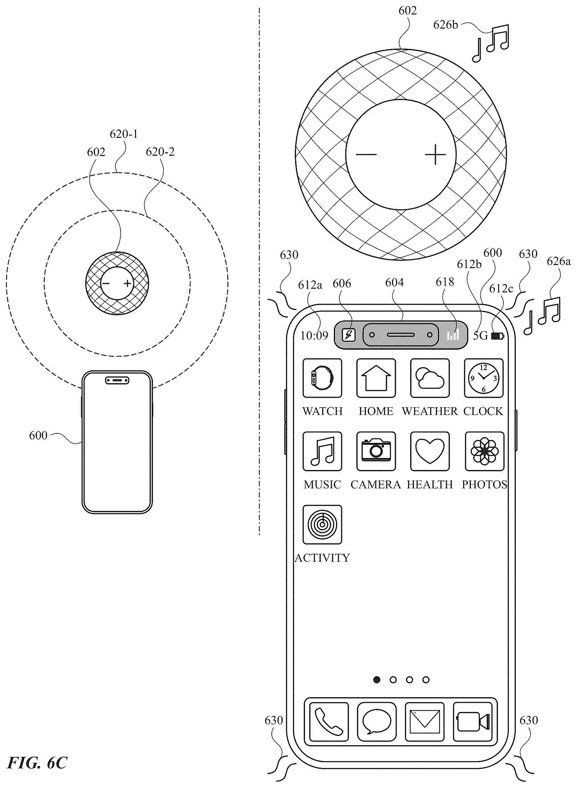 Patent US12615491 Figure 13 – Interfaces for device interactions